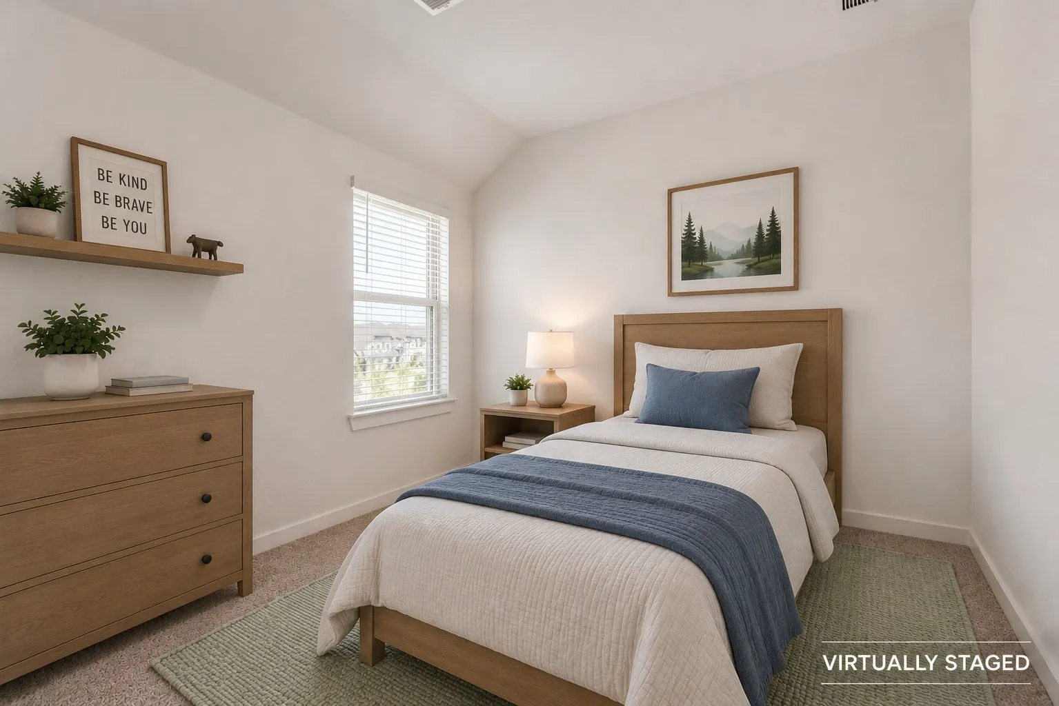Bedroom - virtually staged