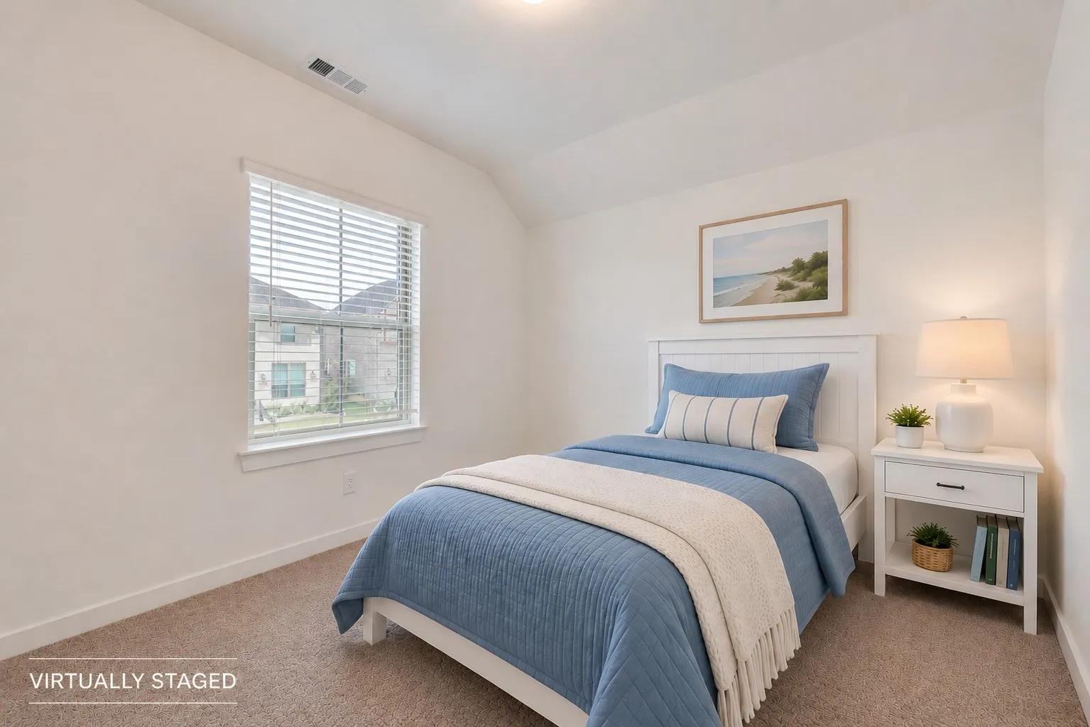 Bedroom - virtually staged