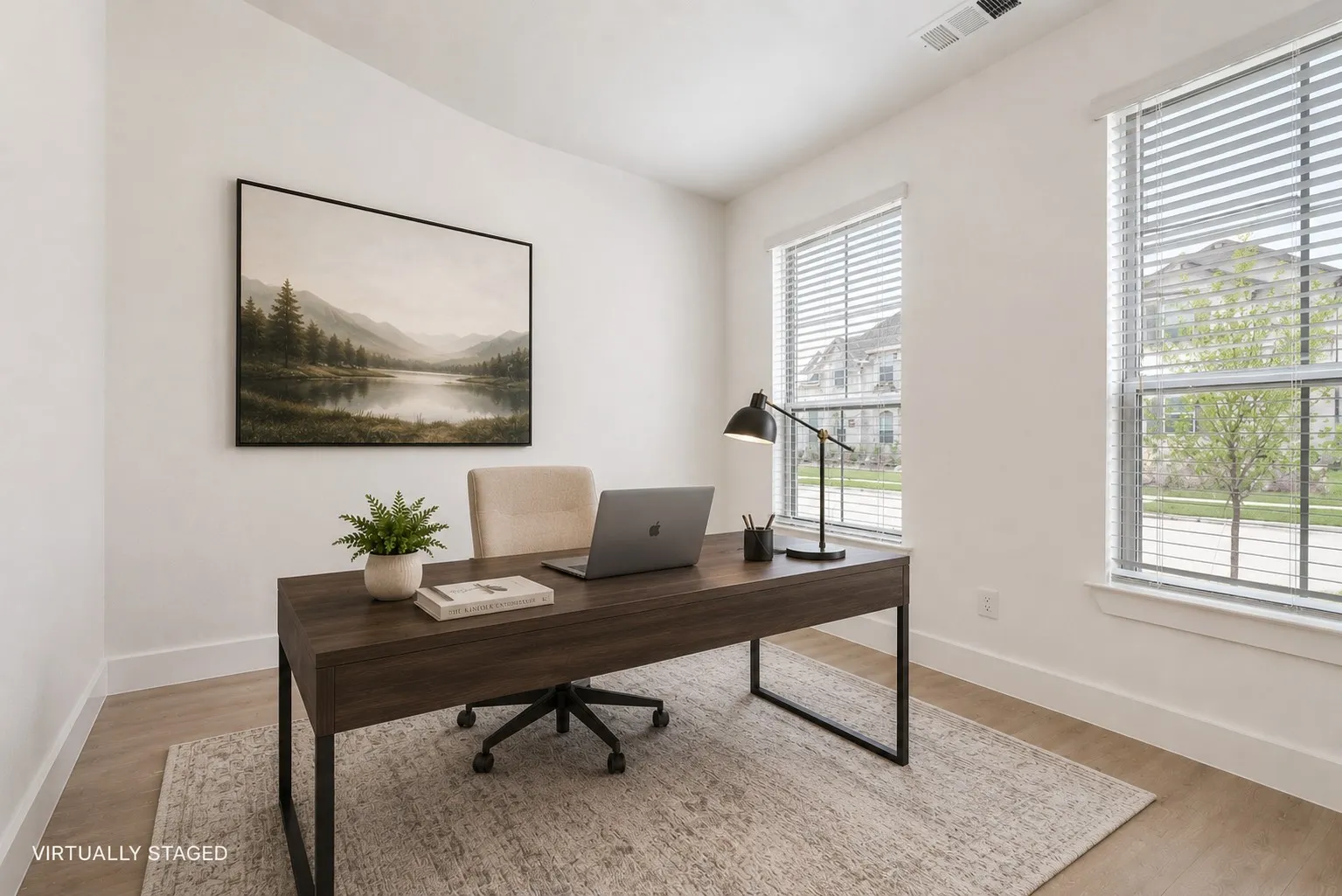 Office - virtually staged
