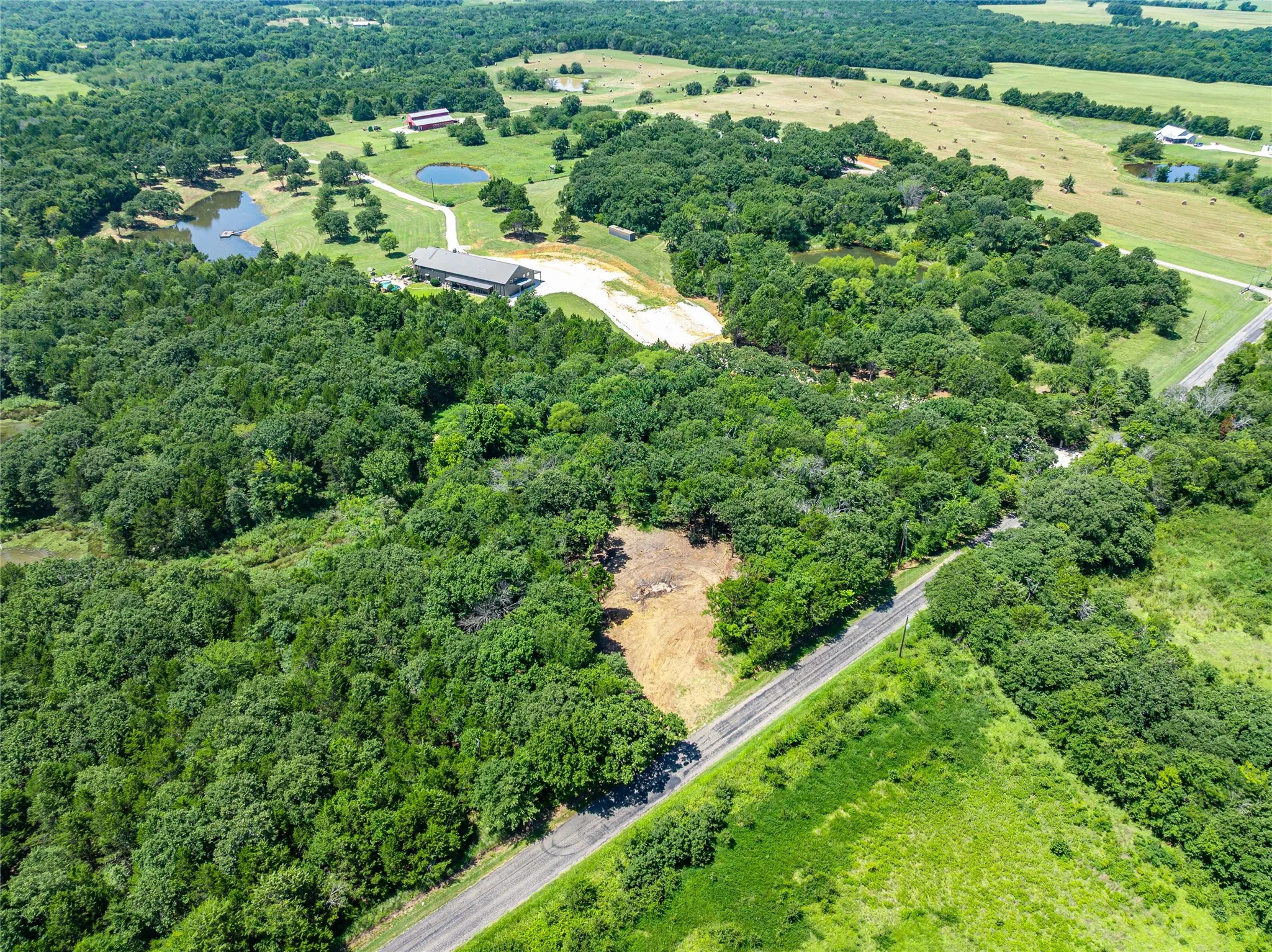 Scenic and lush 3.17 acres.