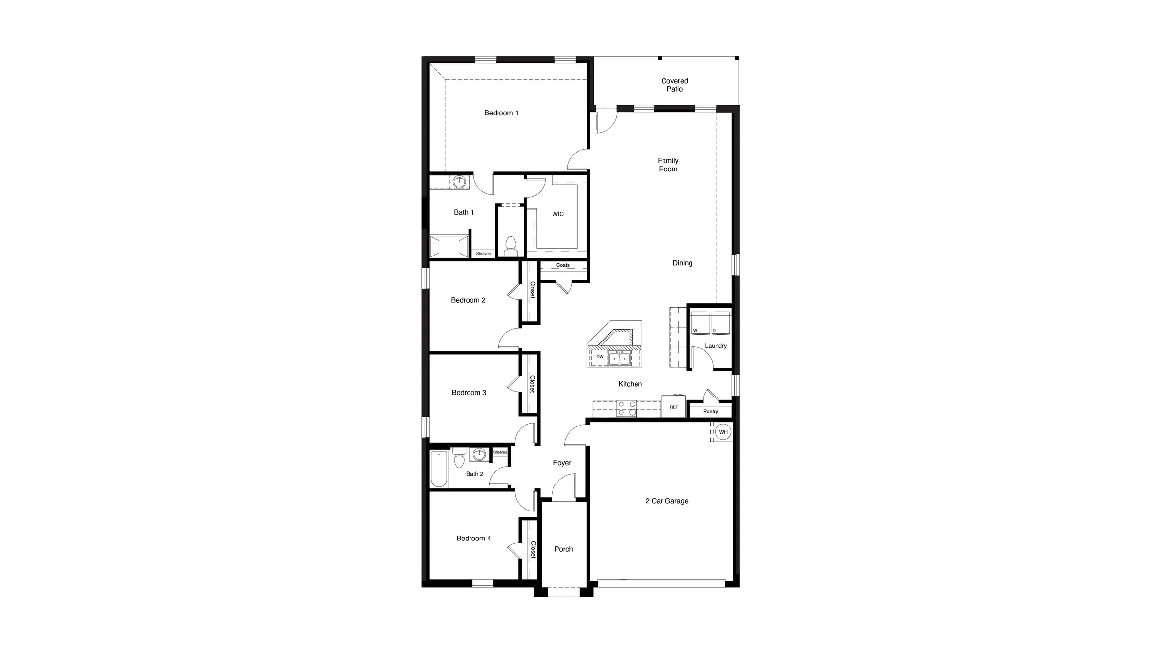 D.R. Horton's  Kingston floorplan - All Home and community information, including pricing, included features, terms, availability and amenities, are subject to change at any time without notice or obligation. All Drawings, pictures, photographs, video, square footages, floor plans, elevations, features, colors and sizes are approximate for illustration purposes only and will vary from the homes as built.