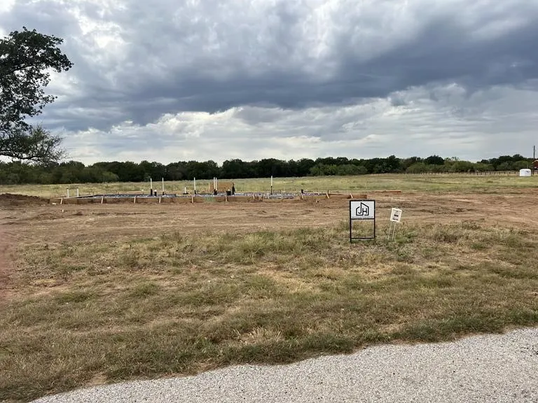 Home under construction on Lot 3