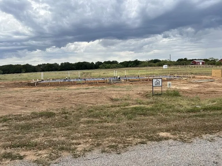 Home under construction on Lot 4