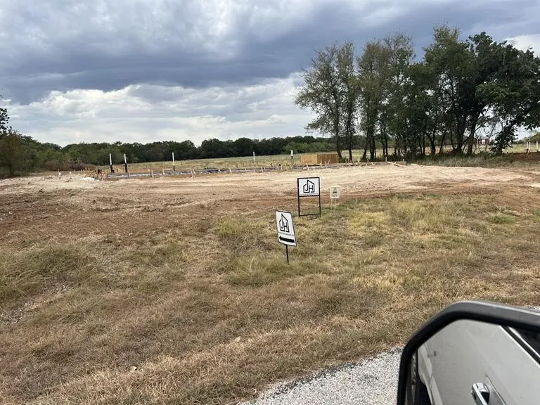 Home under construction on Lot 2