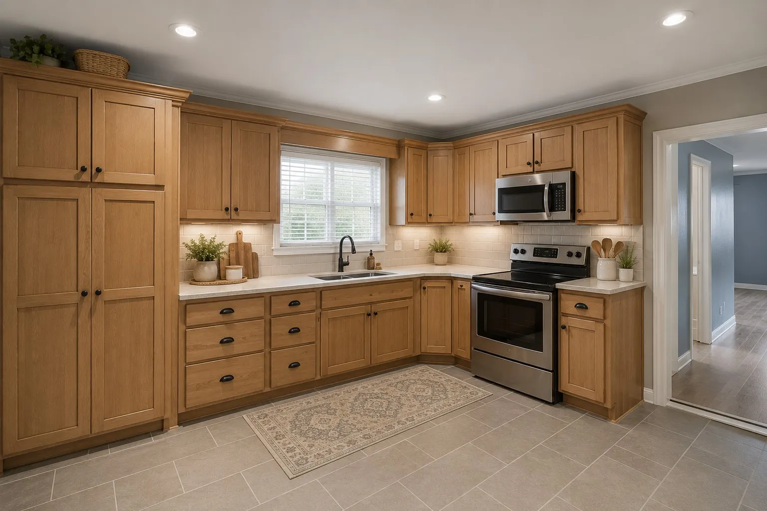 virtual staged kitchen, imagine the possibilities