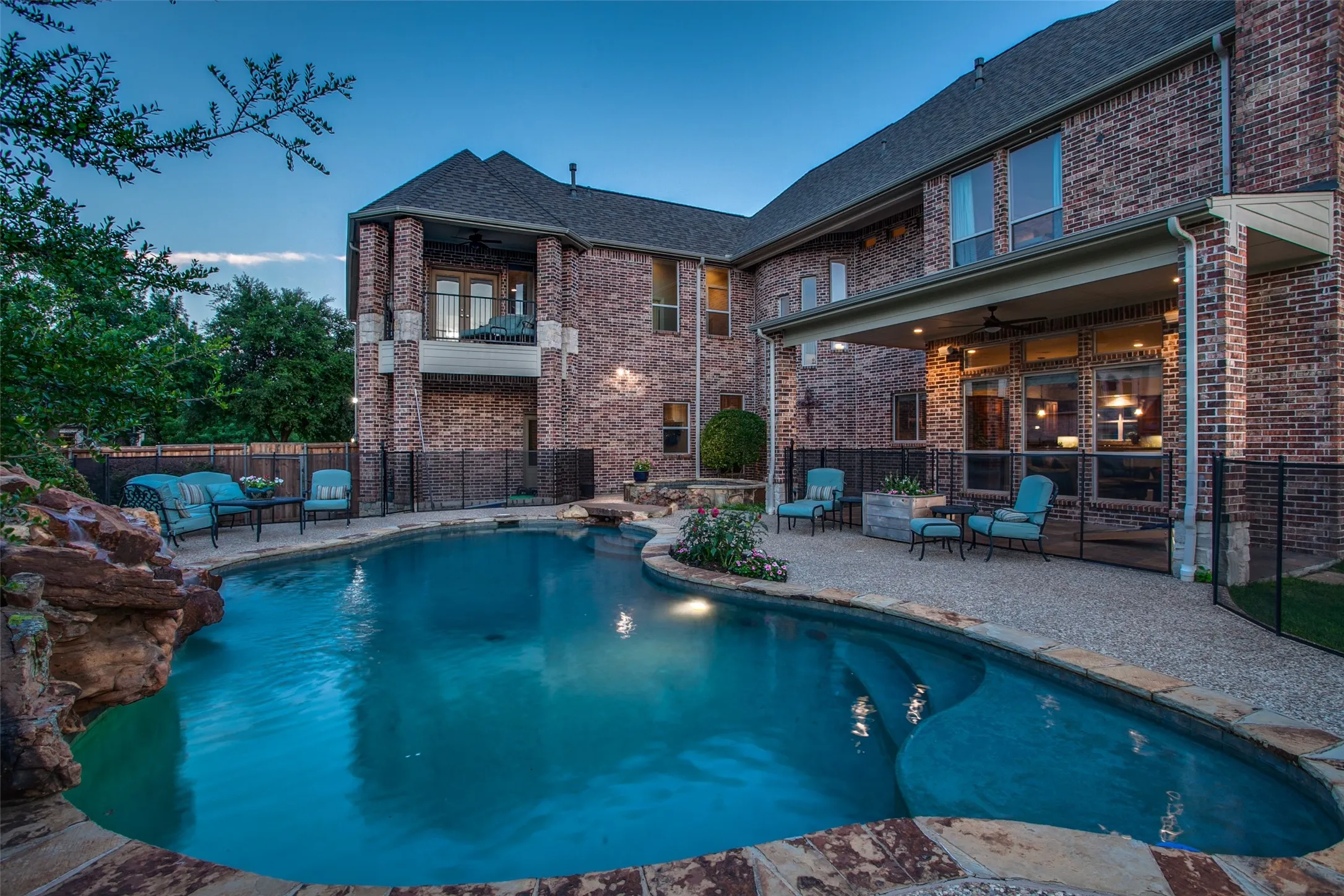 Beautiful pool  + spa and expansive back yard.