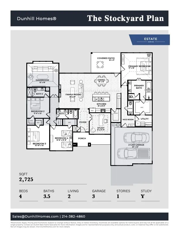 Single Family Residence For Sale in Ellis County , 430 Harvest Time Lane, Venus, Texas 76084, 4 Bedroom, 4 Bathroom, 2 Garage spaces, 2,725 Sqft, built in 2025, mls#21286382, Real Estate Agent in Venus, Homes For Sale in Ellis county, Homes For Sale in Venus, Realtor in Venus Texas, Real Estate Brokerage Independent Realty Texas, Luminita Cordes Realtor