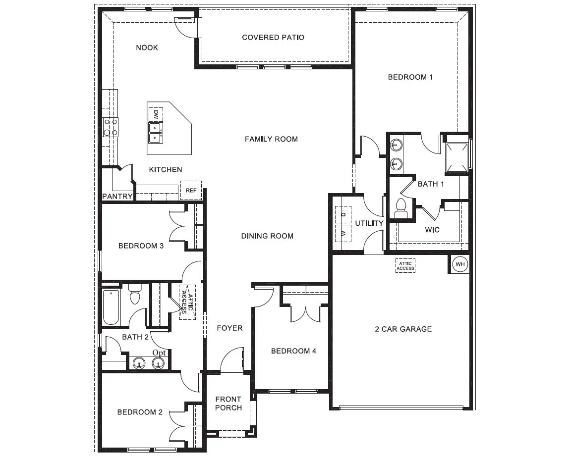 D.R. Horton's  Fairmount floorplan - All Home and community information, including pricing, included features, terms, availability and amenities, are subject to change at any time without notice or obligation. All Drawings, pictures, photographs, video, square footages, floor plans, elevations, features, colors and sizes are approximate for illustration purposes only and will vary from the homes as built.
