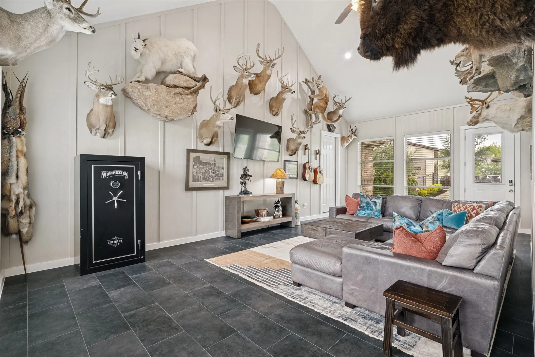 large vaulted ceilings