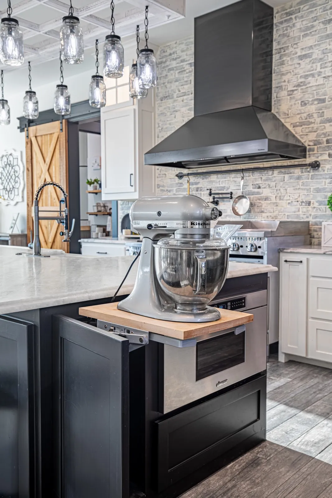 Incredible pop-up Kitchenaid mixer stand holder for easy storage and everyday use