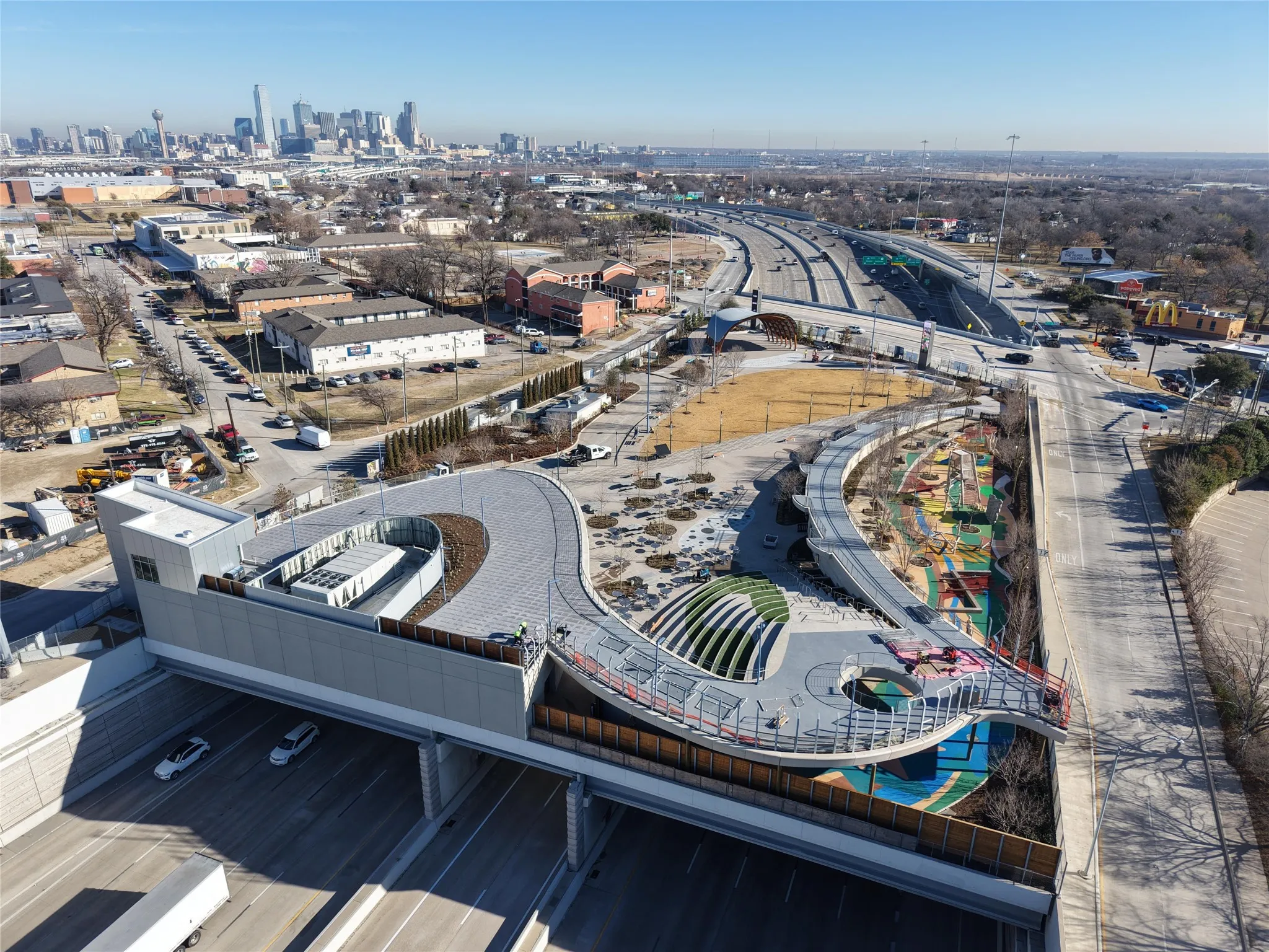 Halperin bridge park -on Hwy I-35E