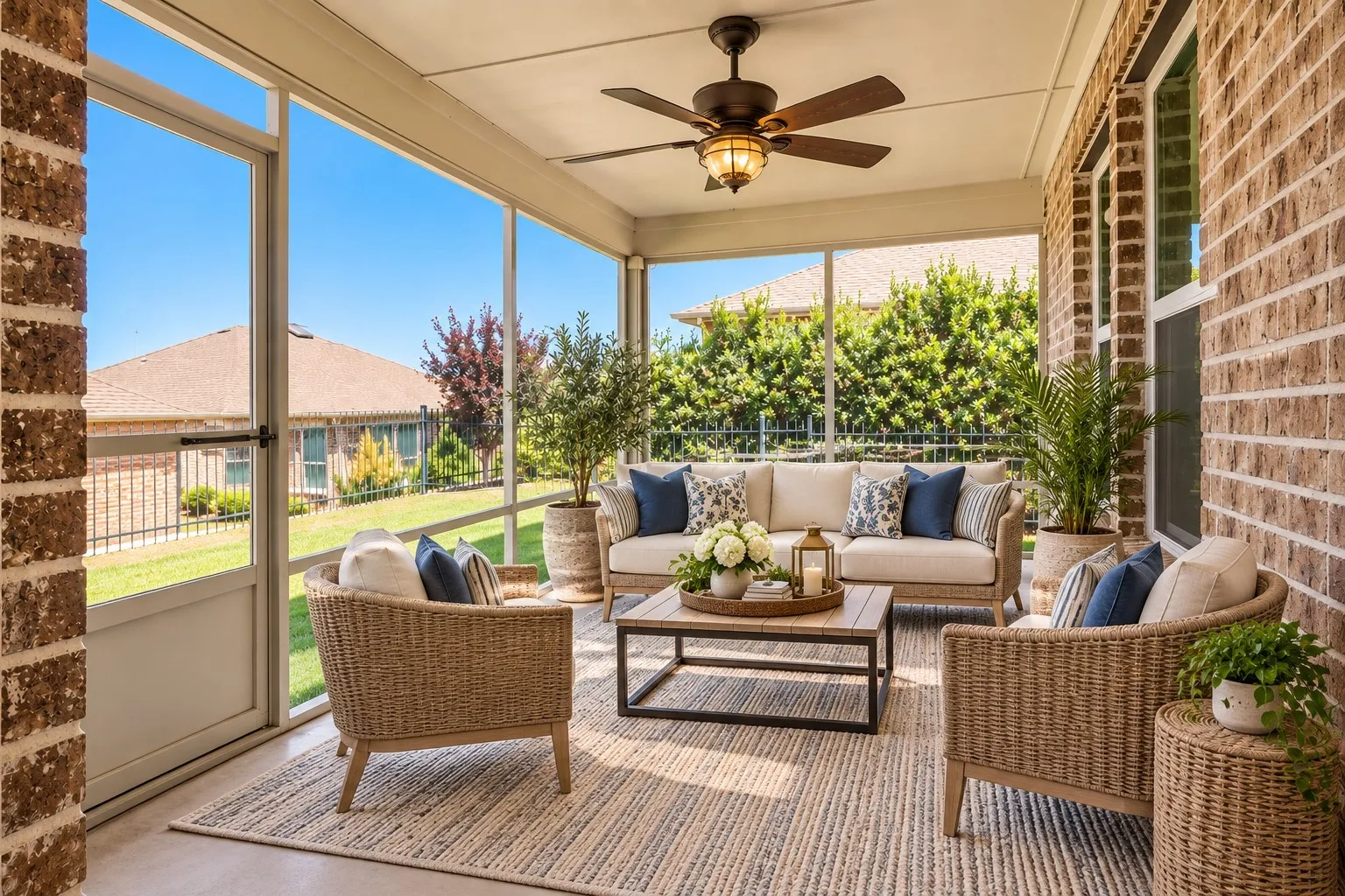 Virtually Staged Patio