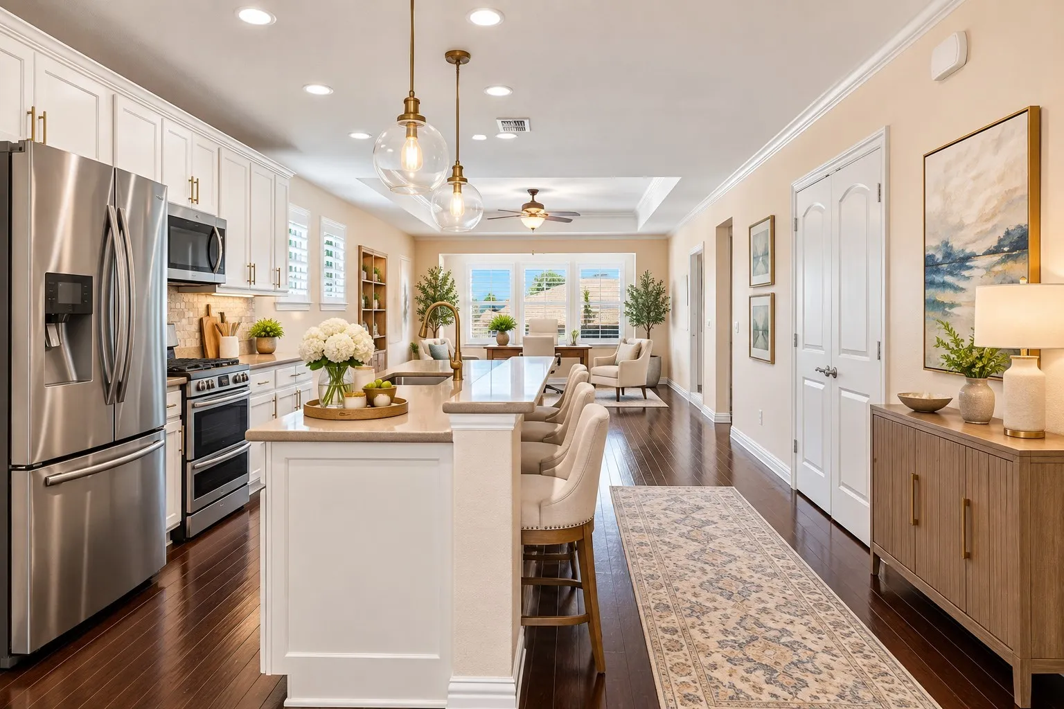 Virtually Staged Kitchen