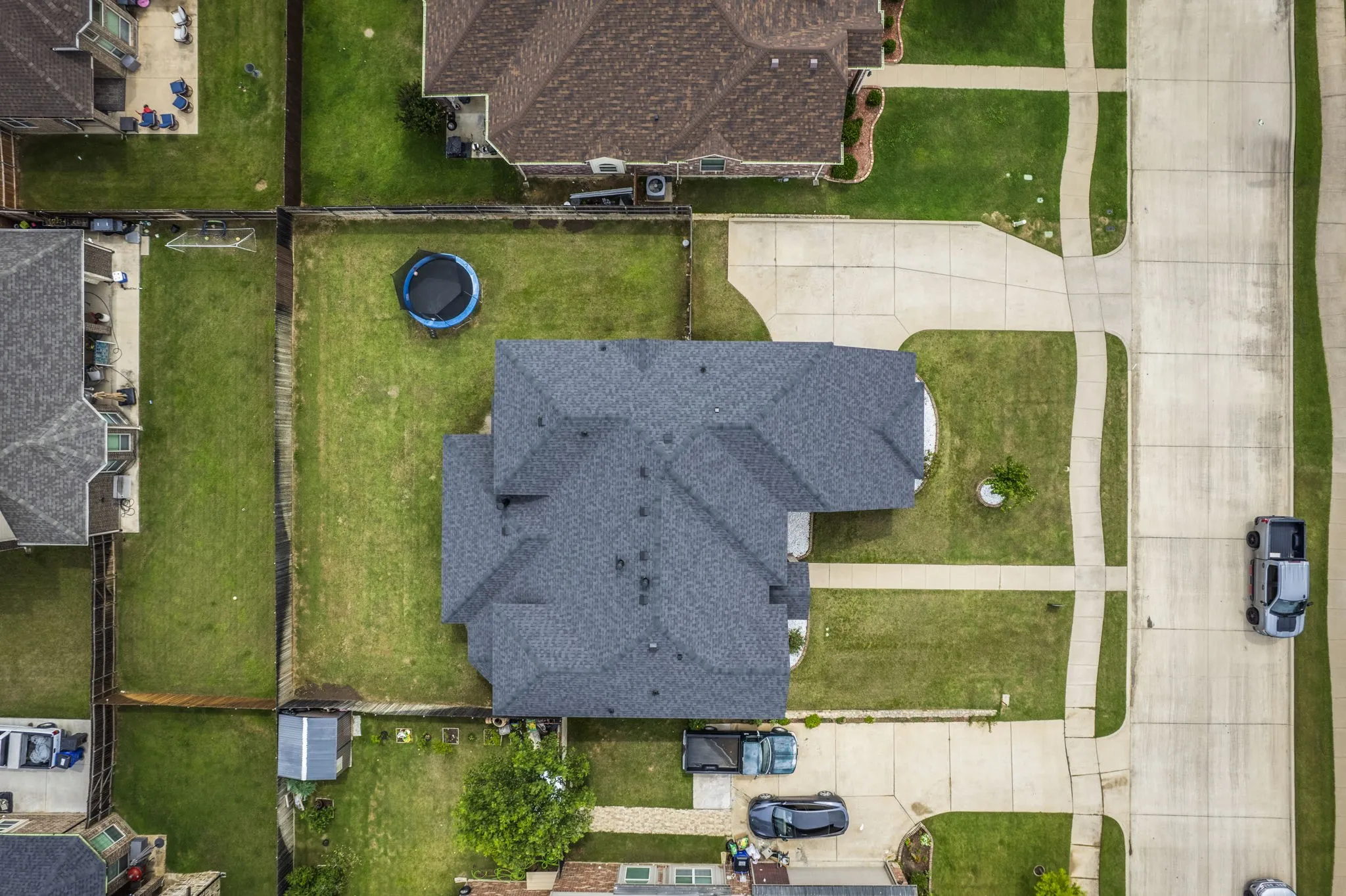 Architectural shingle roof