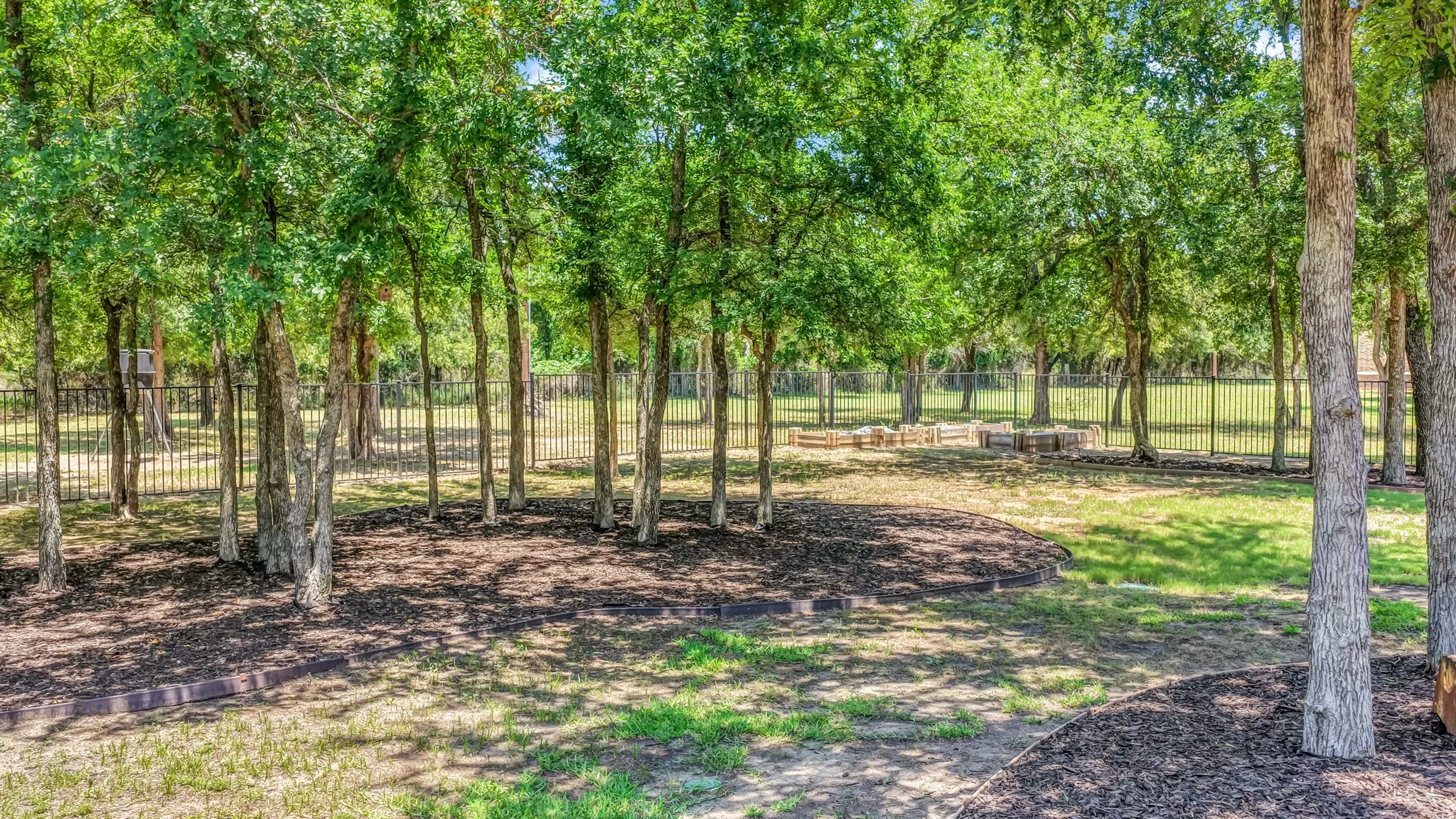 Rear view into the backyard.