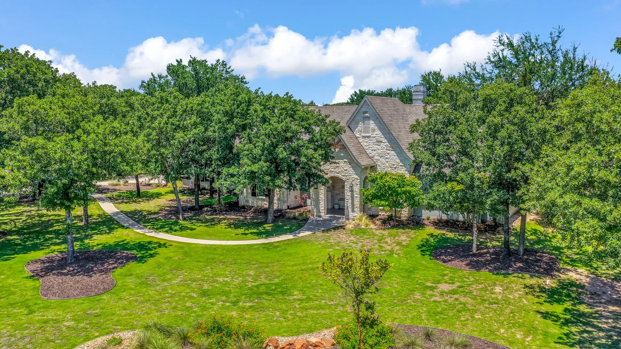 The mature trees and landscaping are amazing!