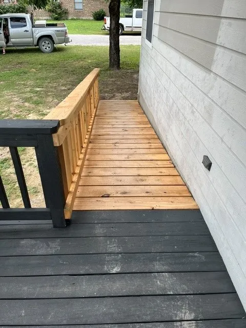 new wheel chair entry ramp