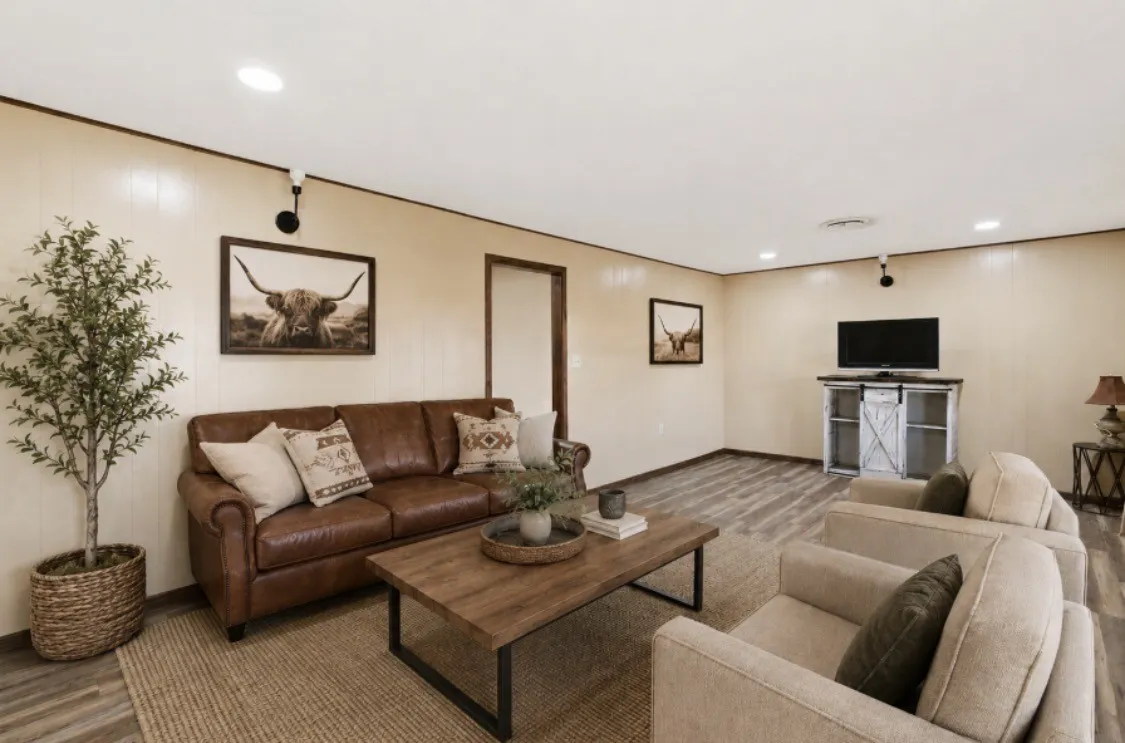 AI generated front living room