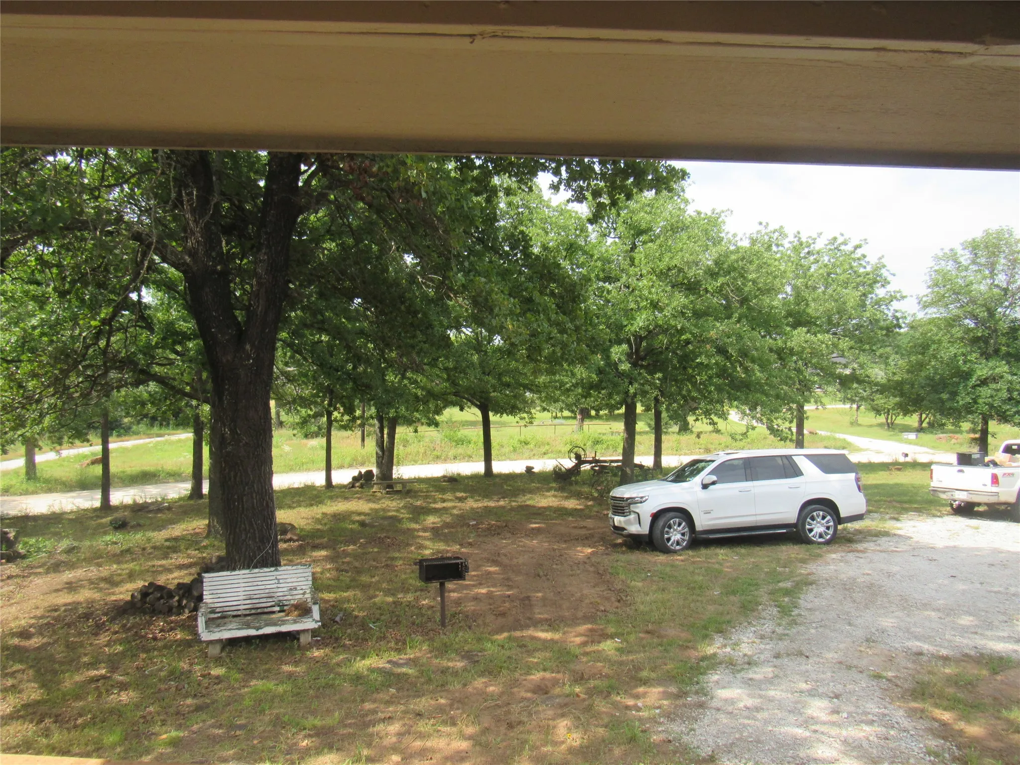 view from the front porch