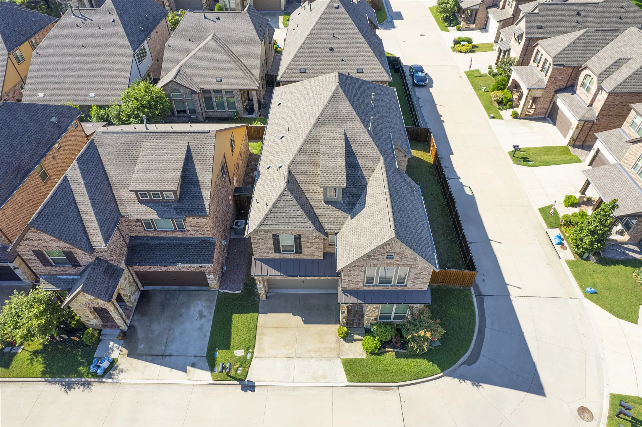 Arial view of property