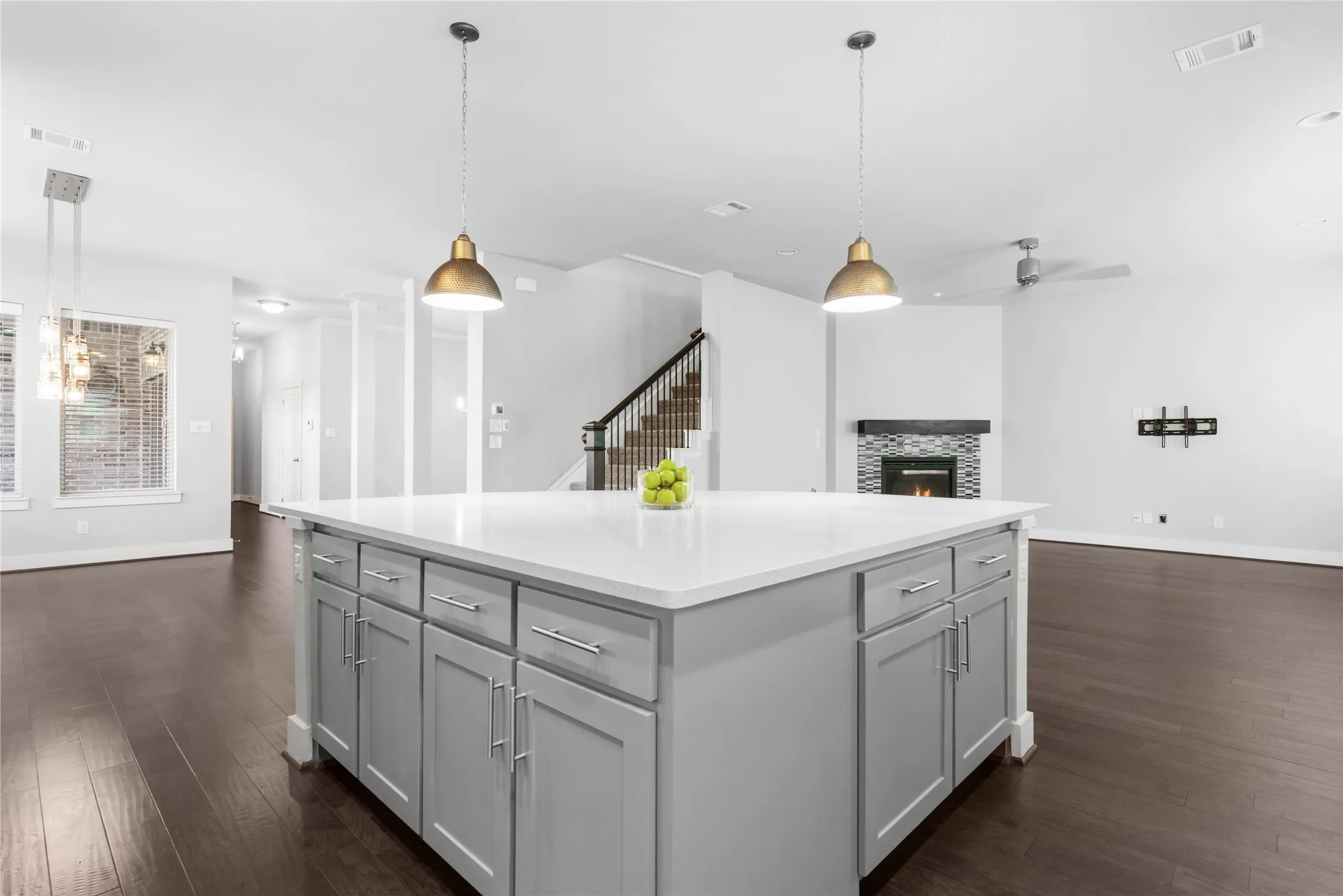Open Concept Kitchen/Dining/Den