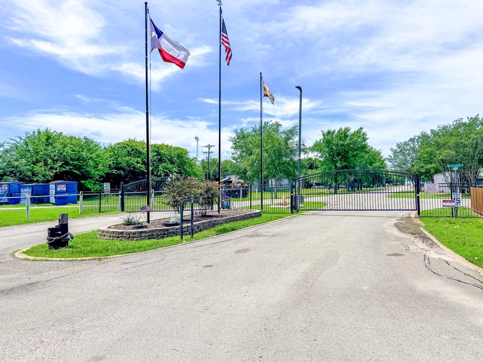Gated entrance