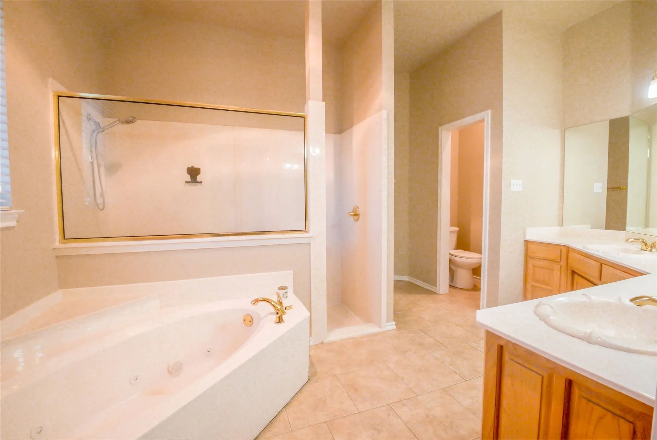 Primary bathroom.