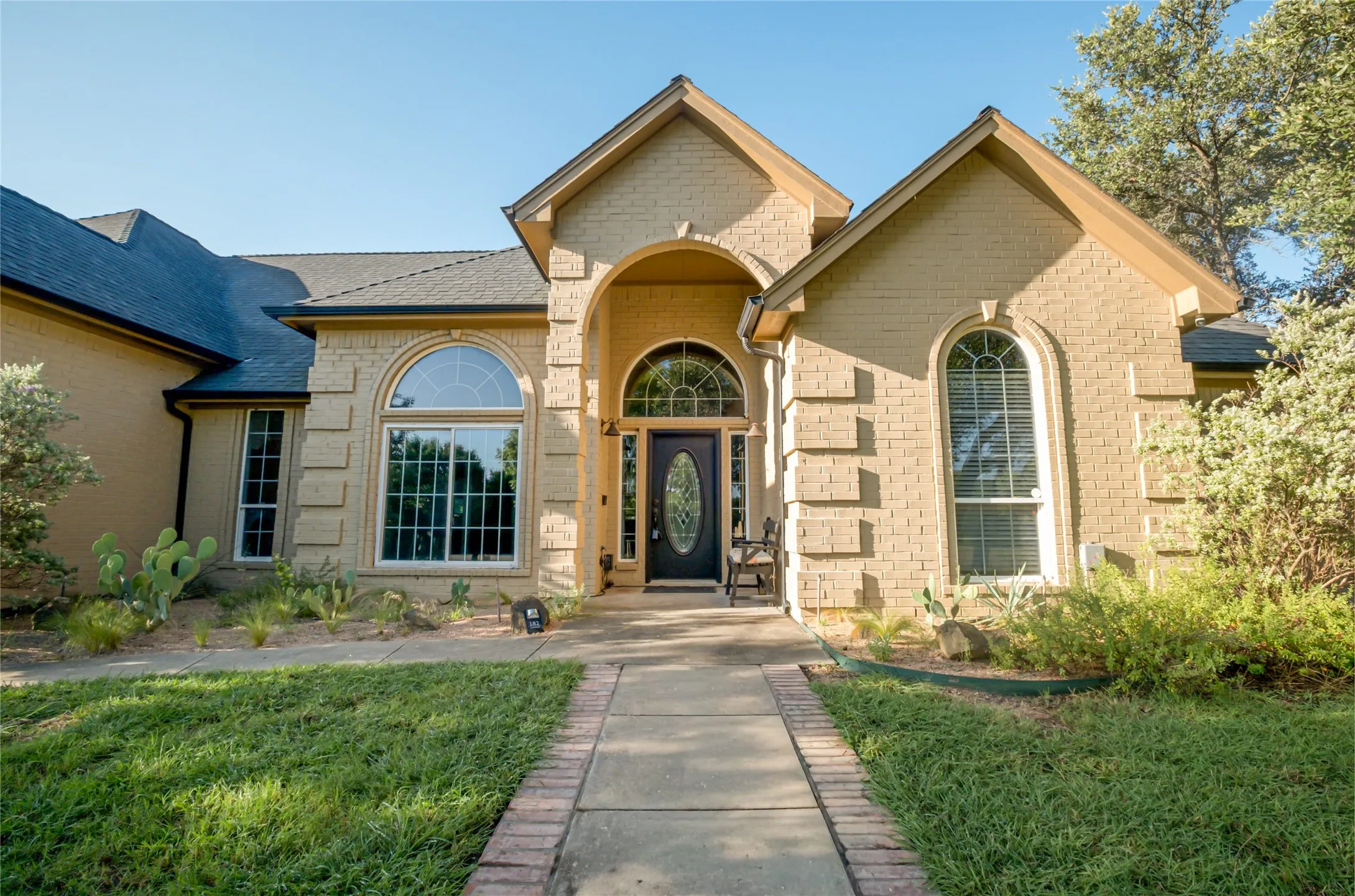 Front of home.