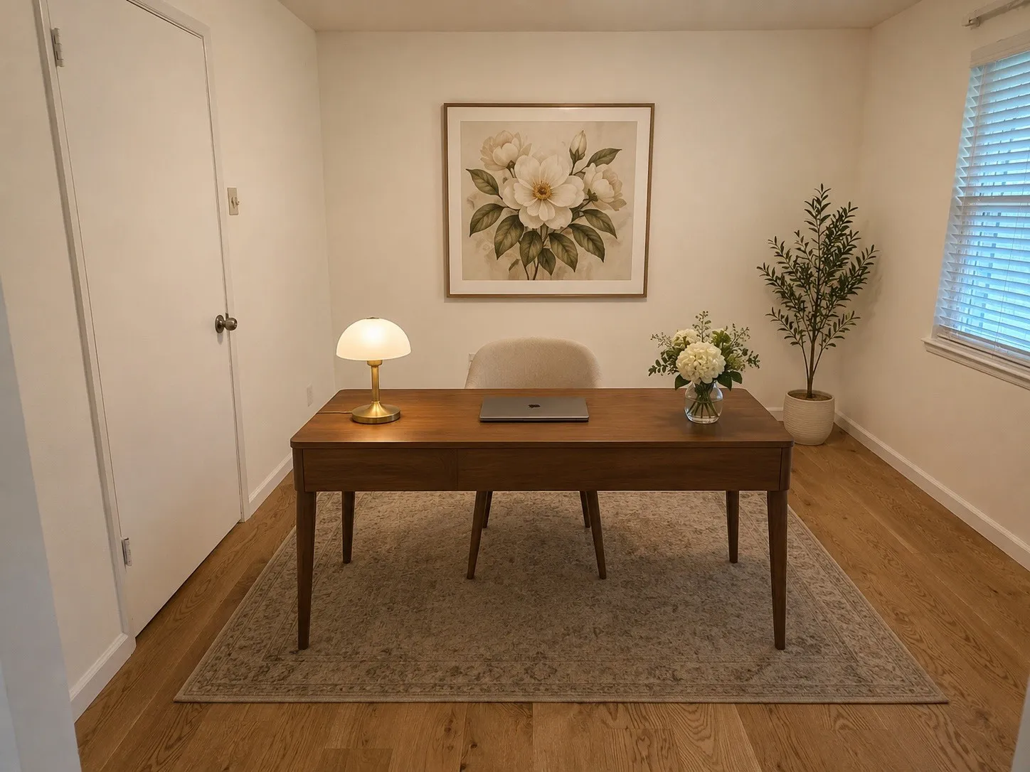 AI staged office