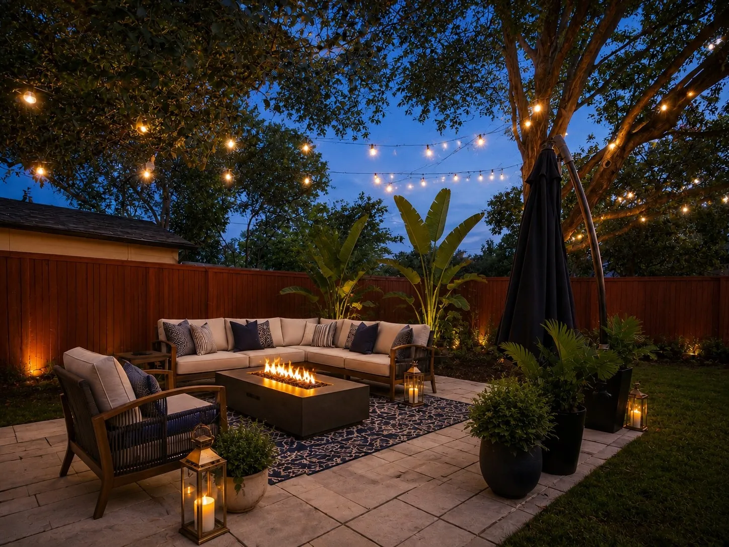 AI staged-just bring your outdoor furniture.