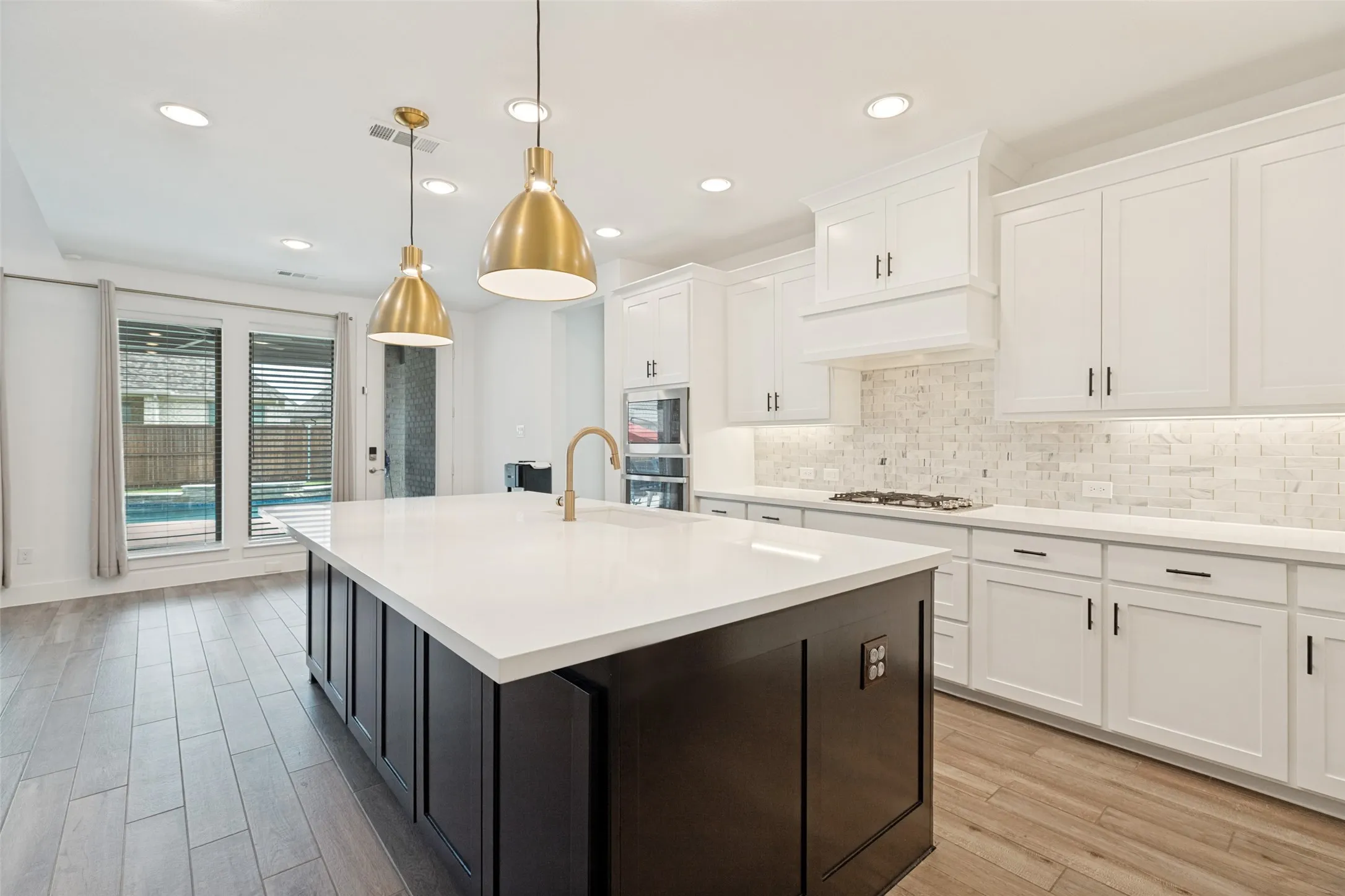 Huge kitchen island with storage