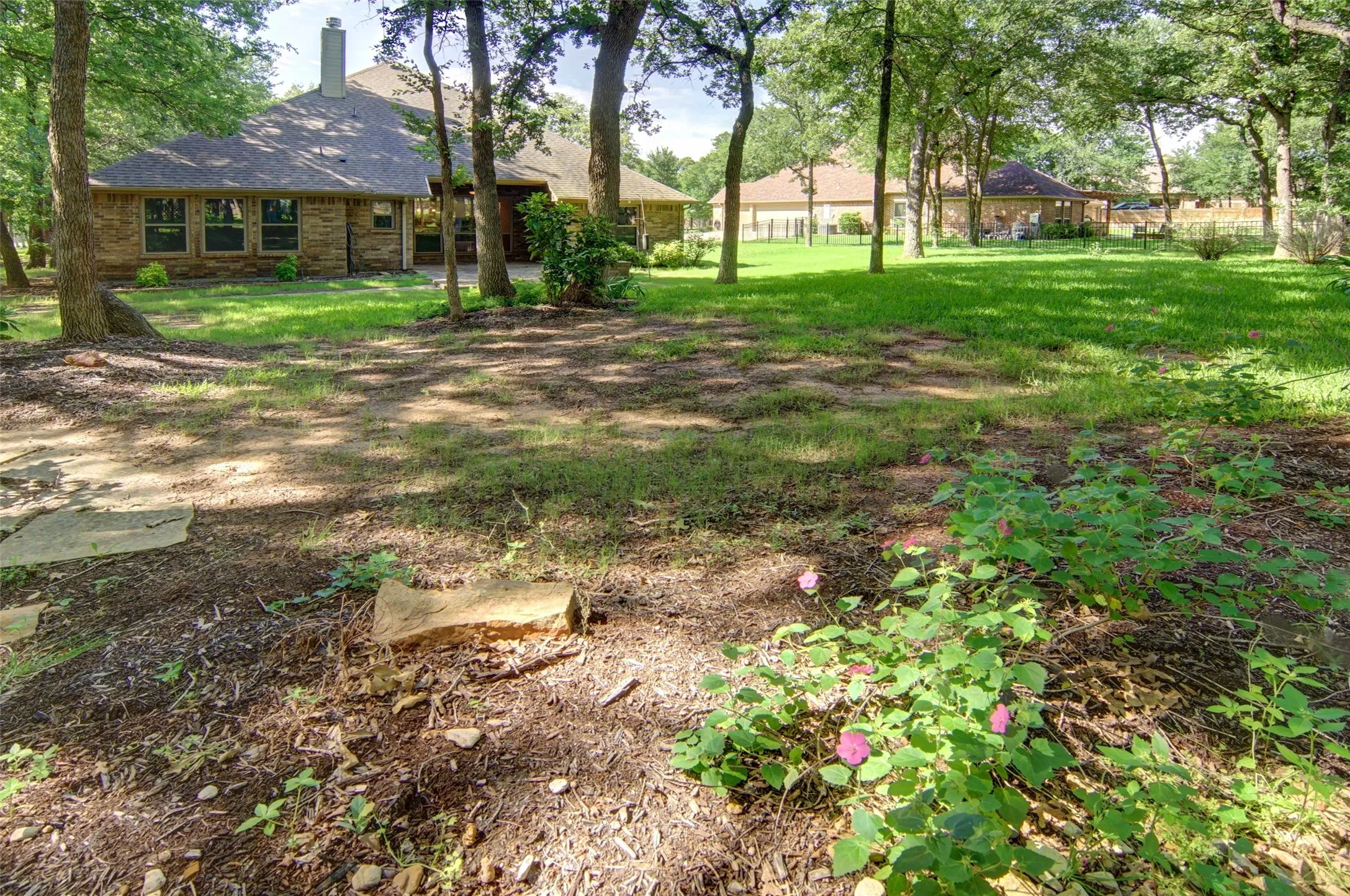backyard view of the house