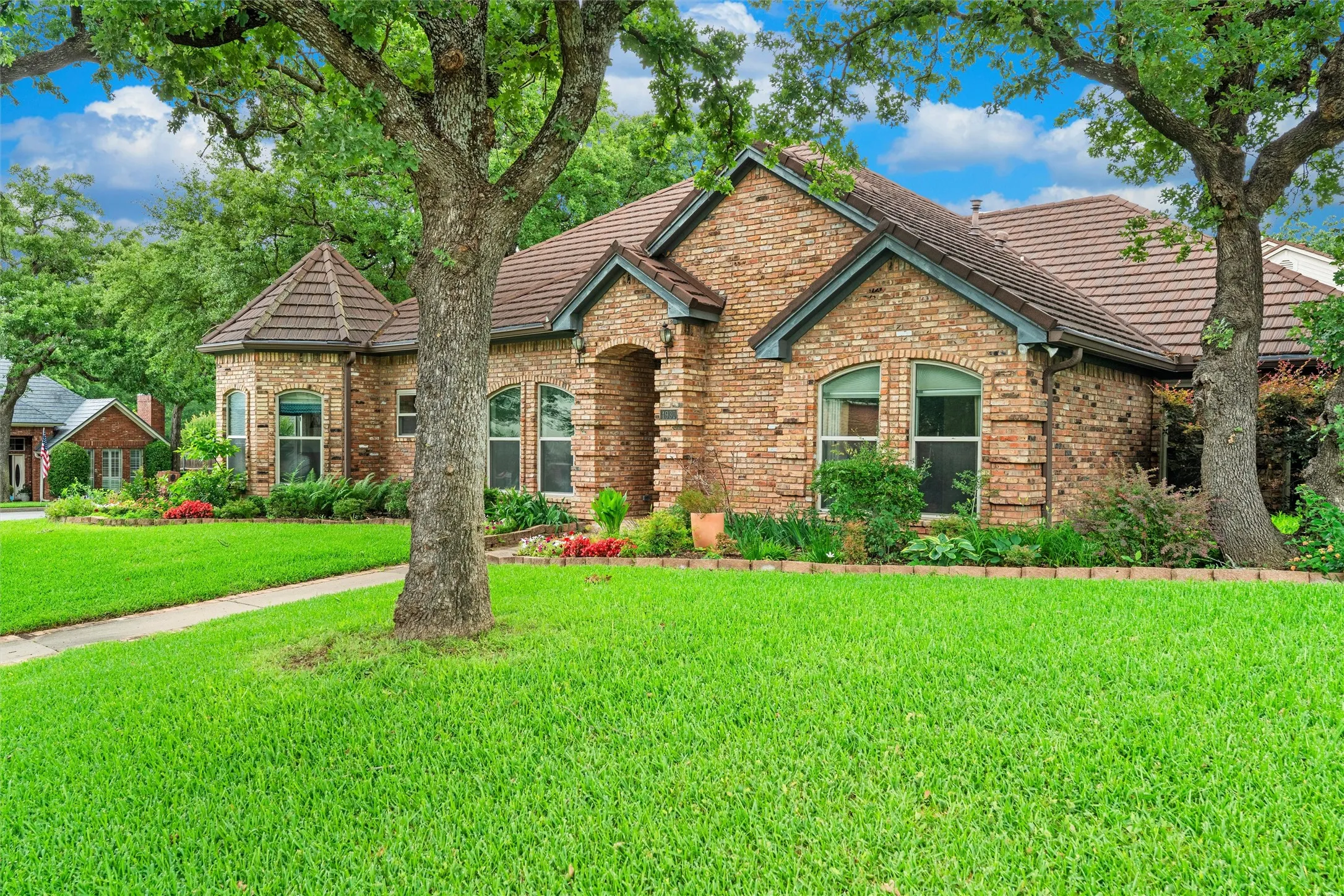 Lush landscaping and great curb appeal