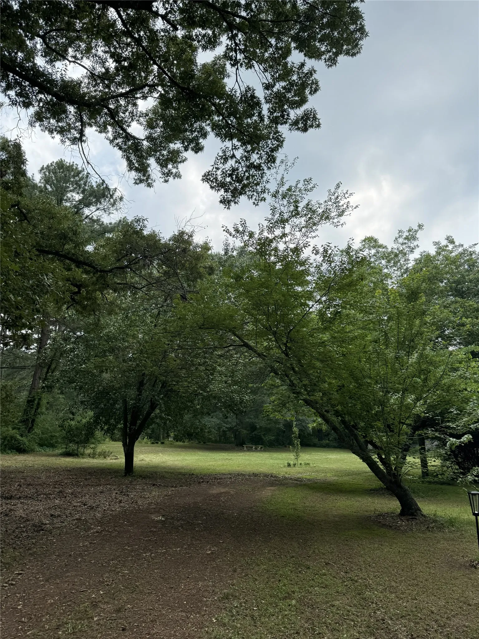 One of the many peaceful spots on the property