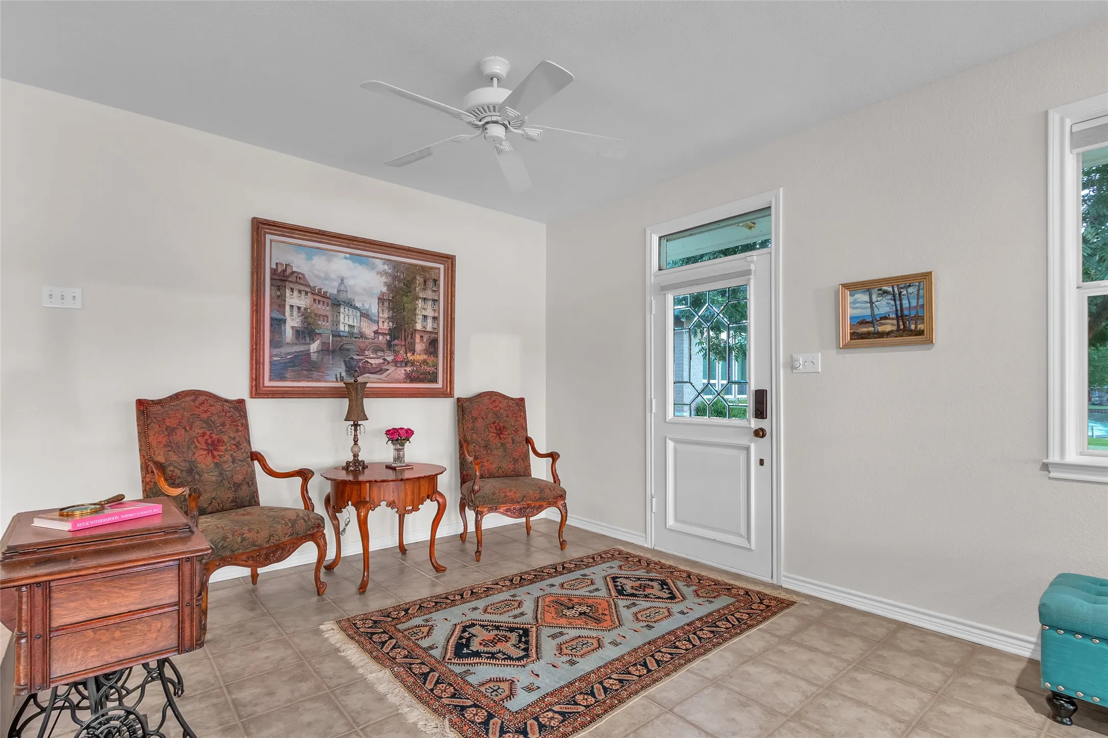 Spacious entry and lots of water views
