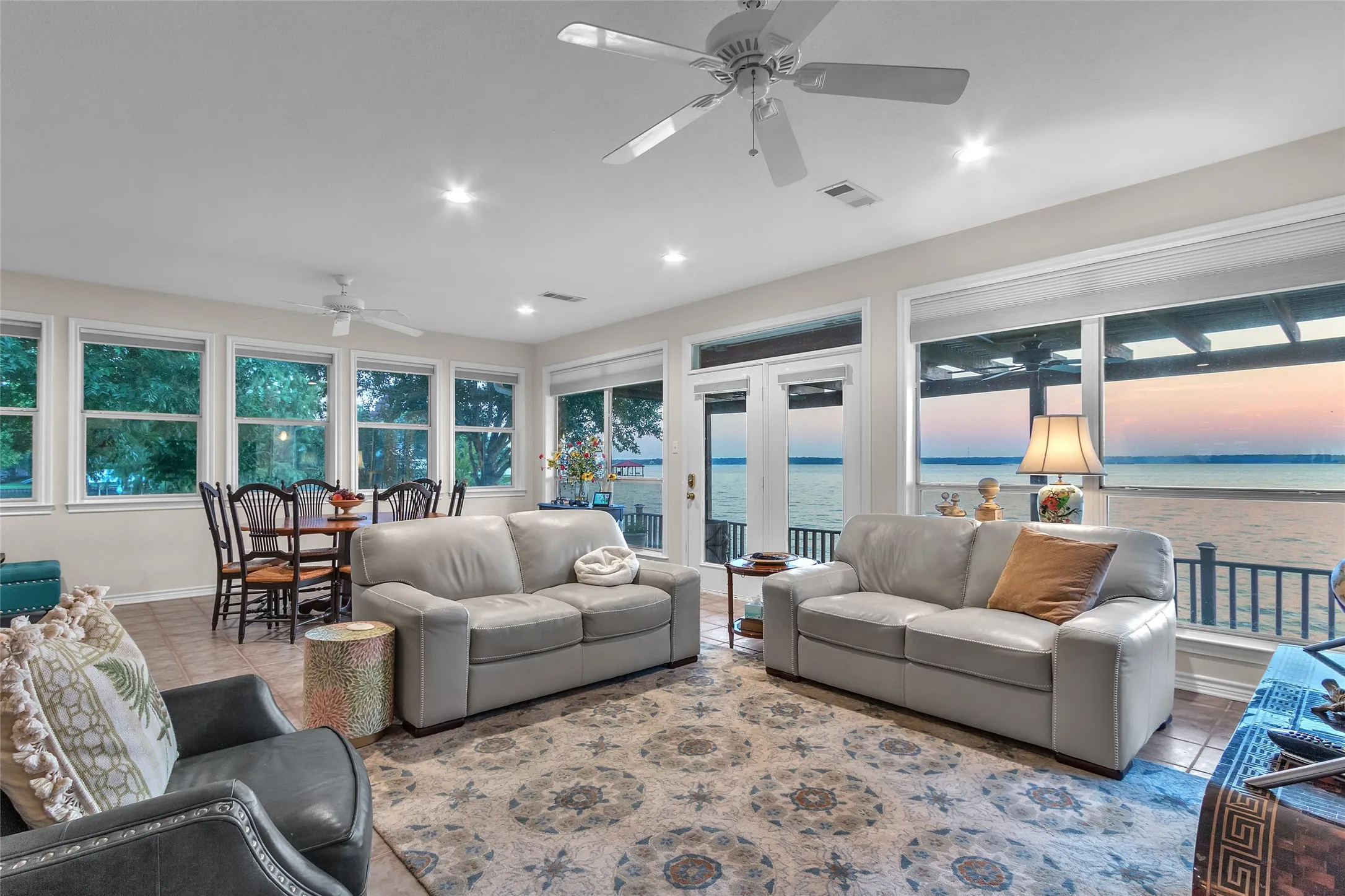Surrounded by walls of windows and million-dollar views