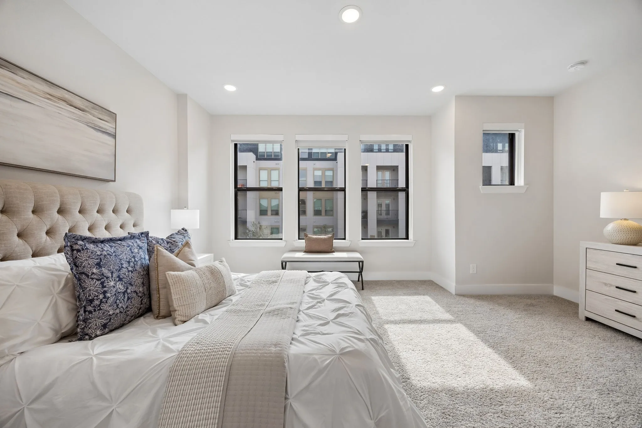Owner’s Retreat with Room to Unwind
A spacious primary suite filled with natural light, offering plenty of room for a sitting area, reading nook, or private workspace.