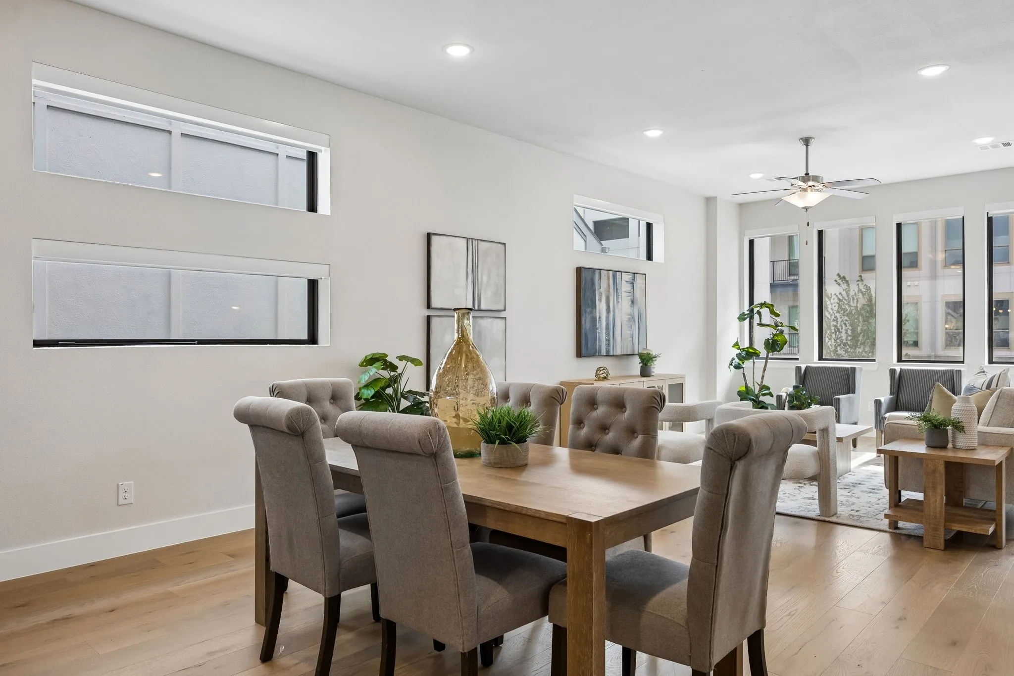Connected Dining & Gathering Spaces
Designed for effortless entertaining, the dining area flows seamlessly into the living space, creating a natural setting for everyday meals and special occasions.