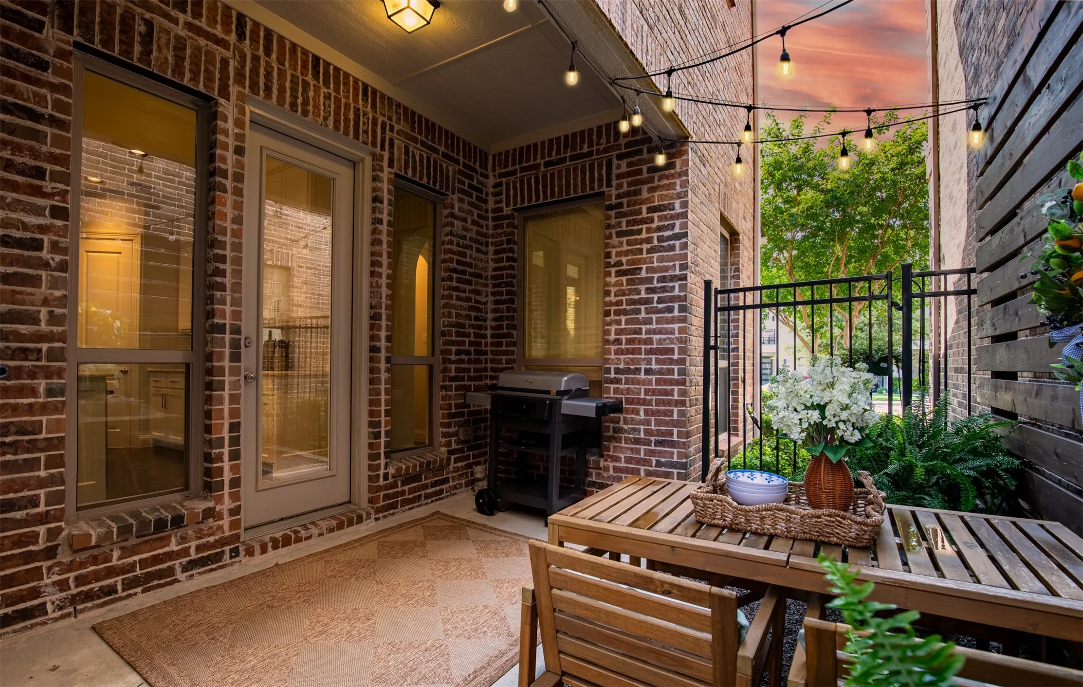 Grill and entertain guest in your covered patio