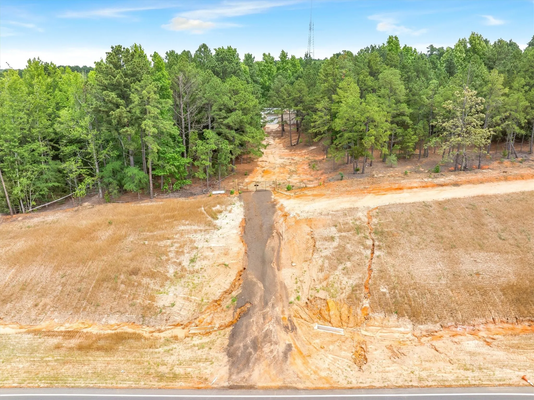 Entrance from FM 16, TxDOT is doing road work to expand FM 16.