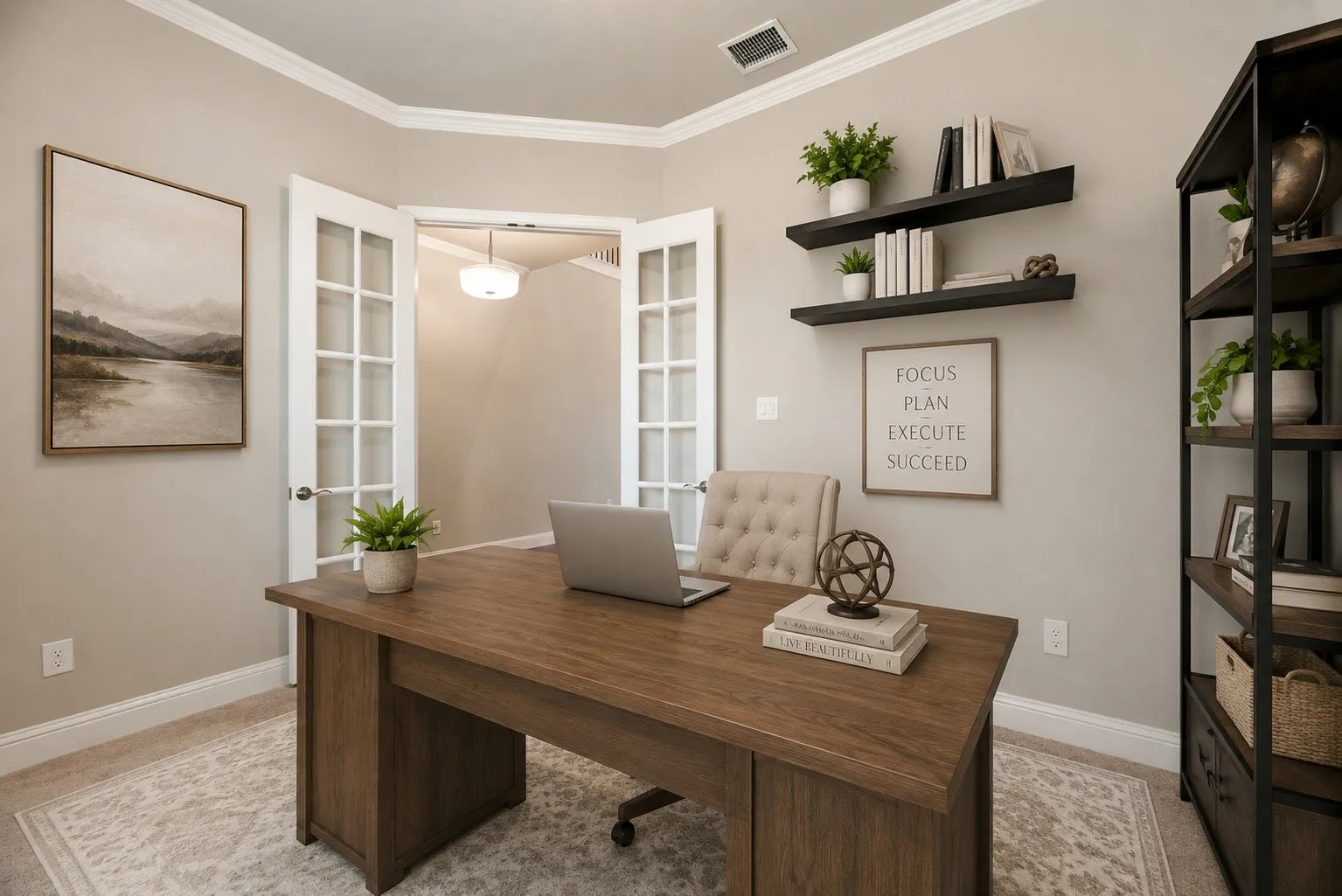 Virtually Staged Office
