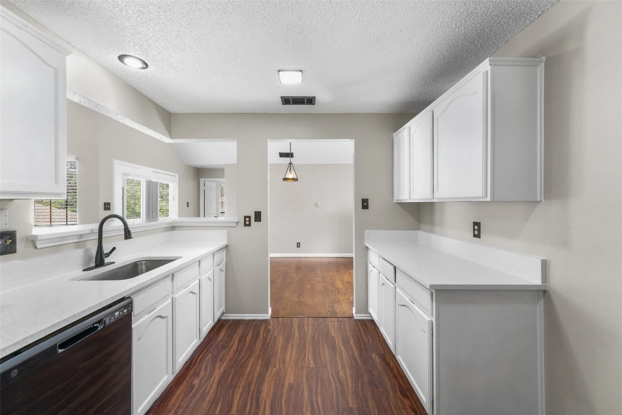 Laminate Wood Like Flooring in Kitchen
