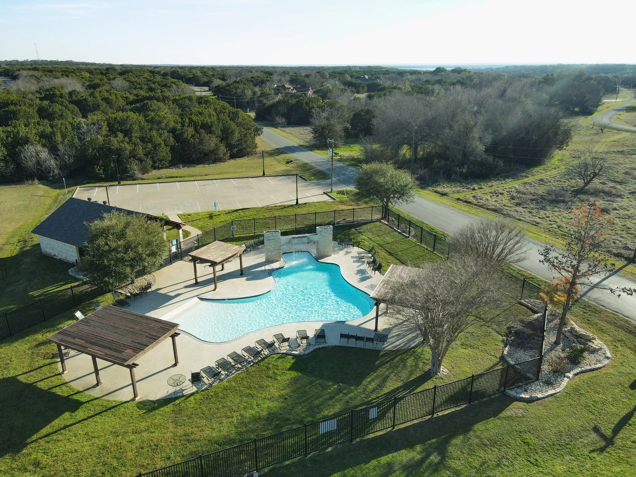 one of the pools