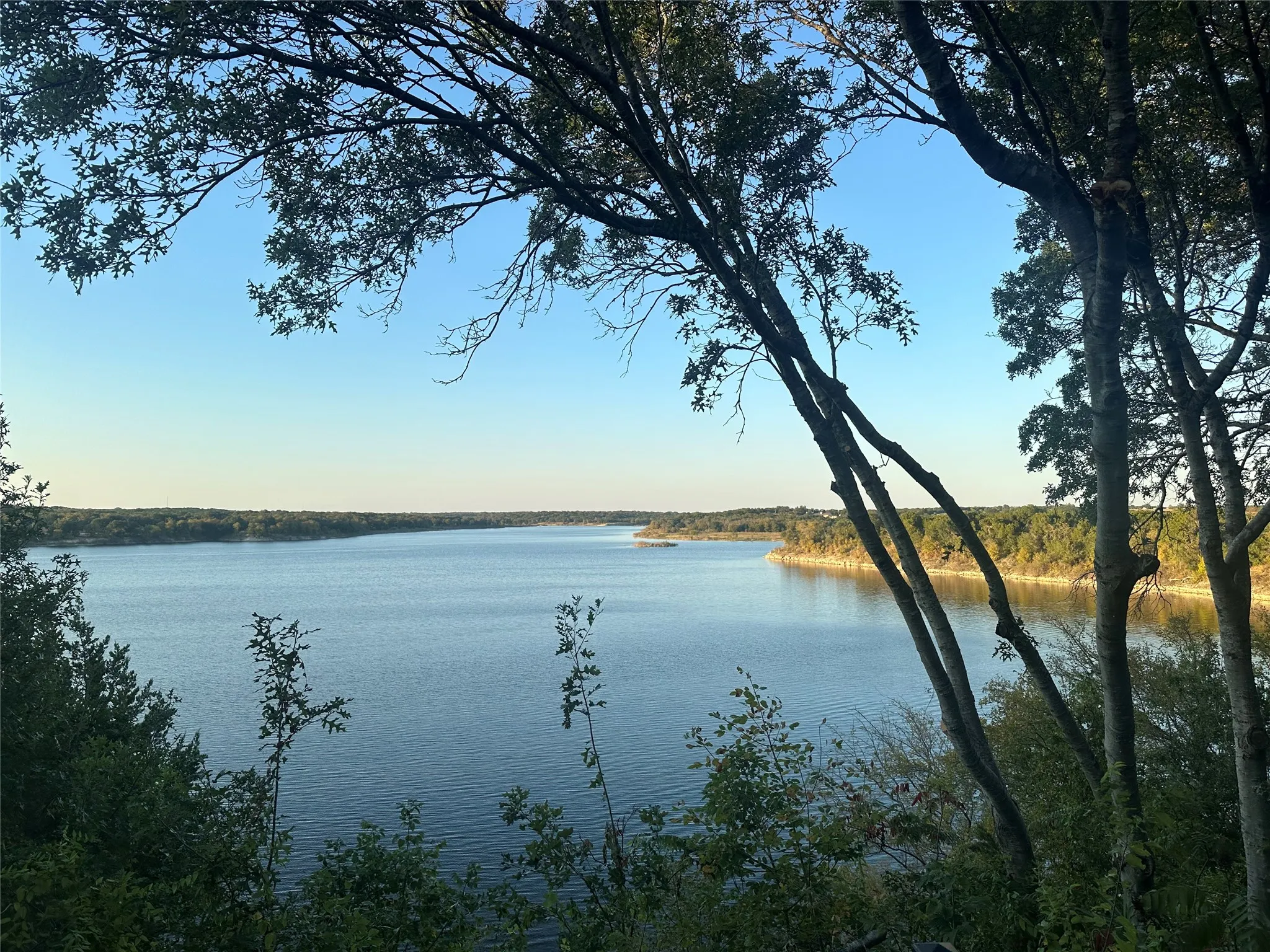 one of the coves on Lake Whitney