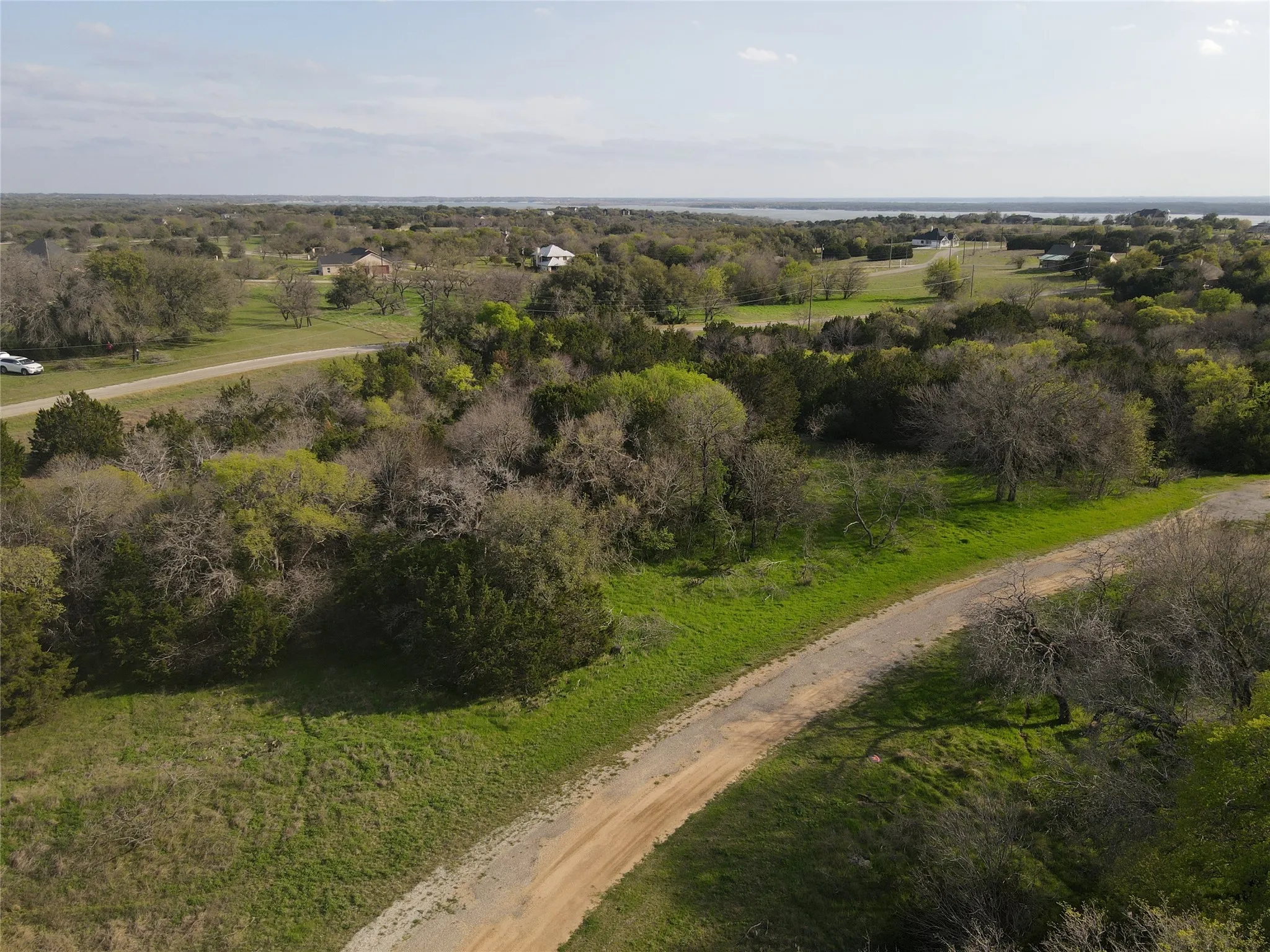 Aerial view of property's location