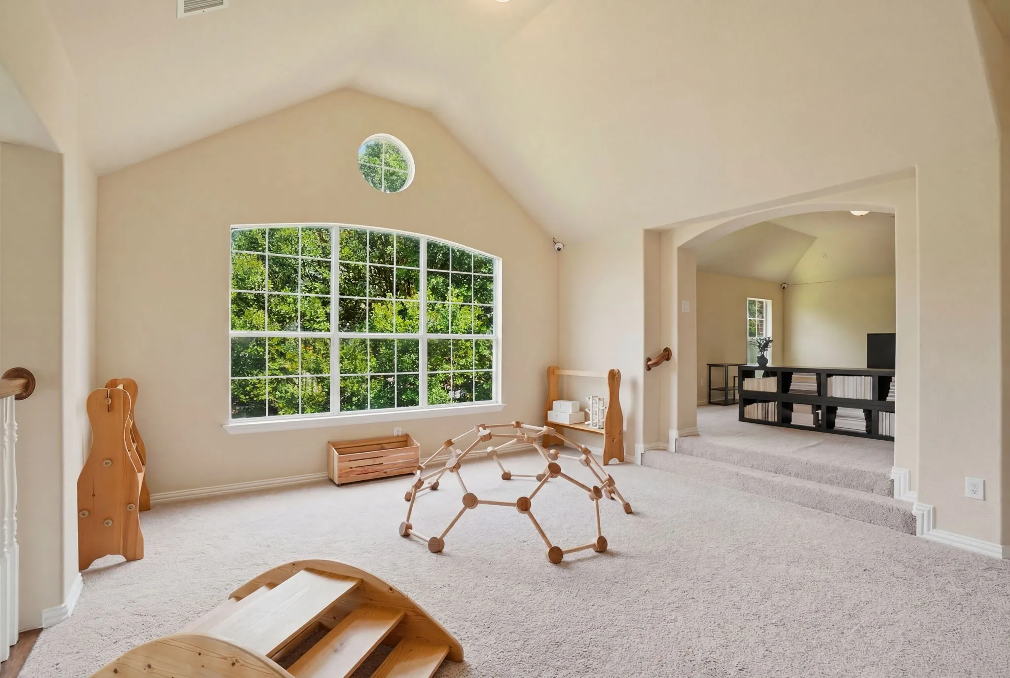 An oversized game room provides the perfect setting for movie nights, game tables, children's activities, or a second living area designed to grow with your family's needs.