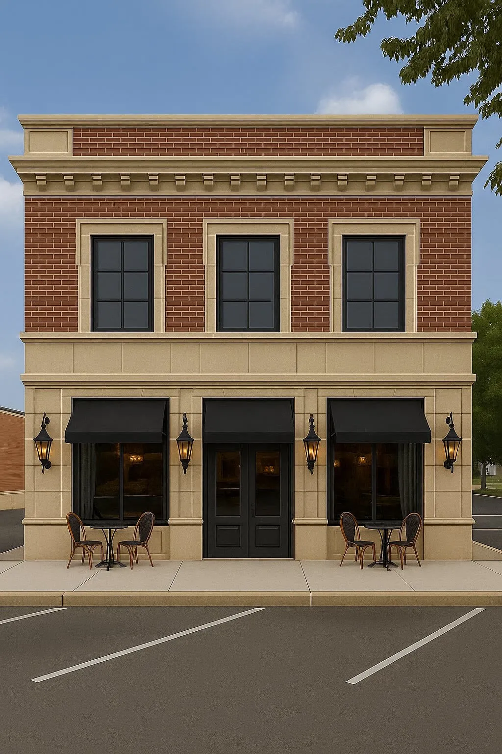Artist rendering of the approved commercial development concept. Plans have been approved by the City of Celina and Celina EDC, creating a unique opportunity to fast-track development in the heart of Downtown Celina.