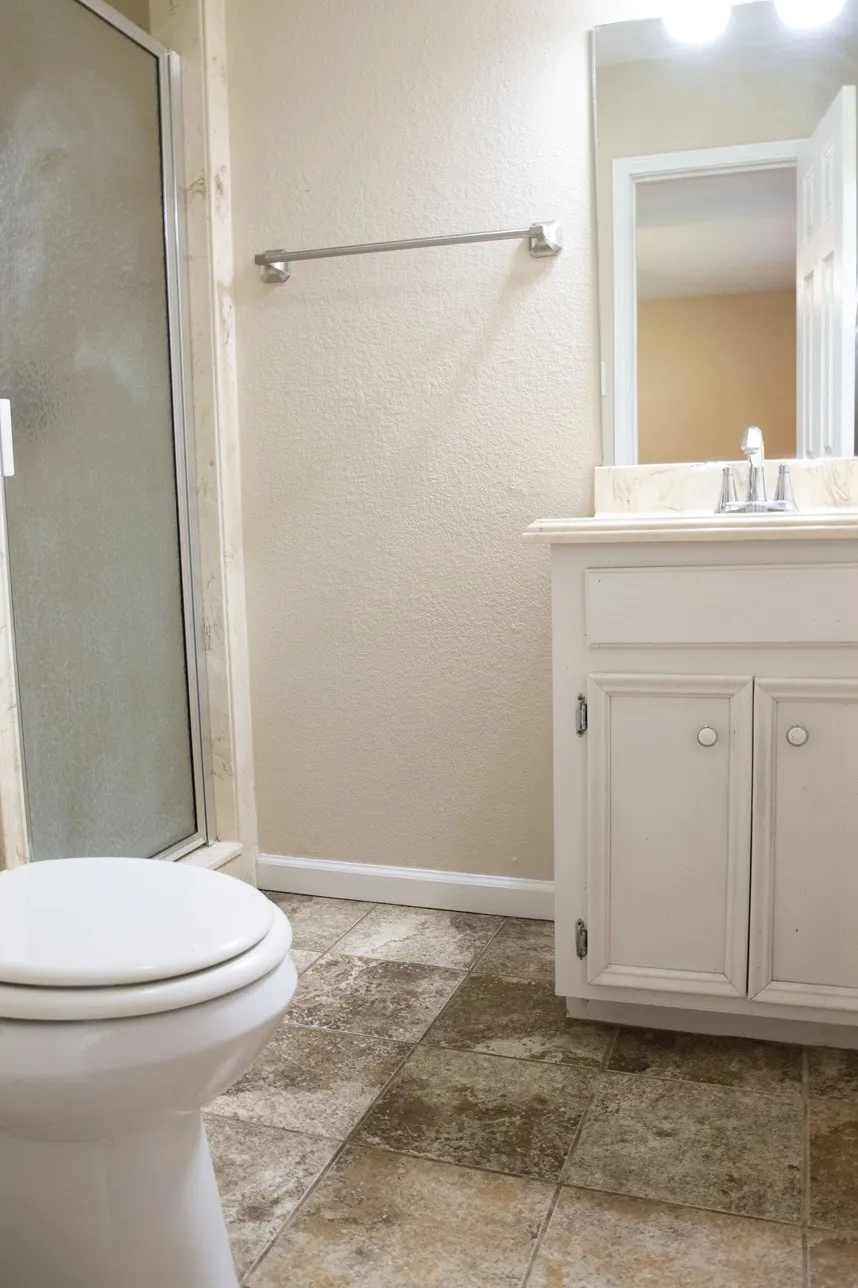 Primary bathroom with shower
