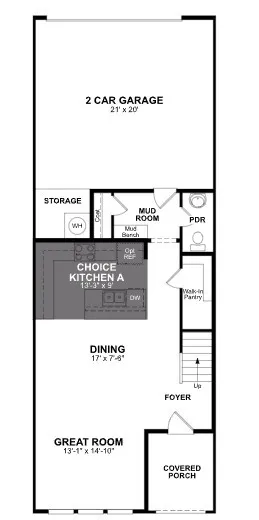 Beazer Homes Waterbend Yale Floorplan.