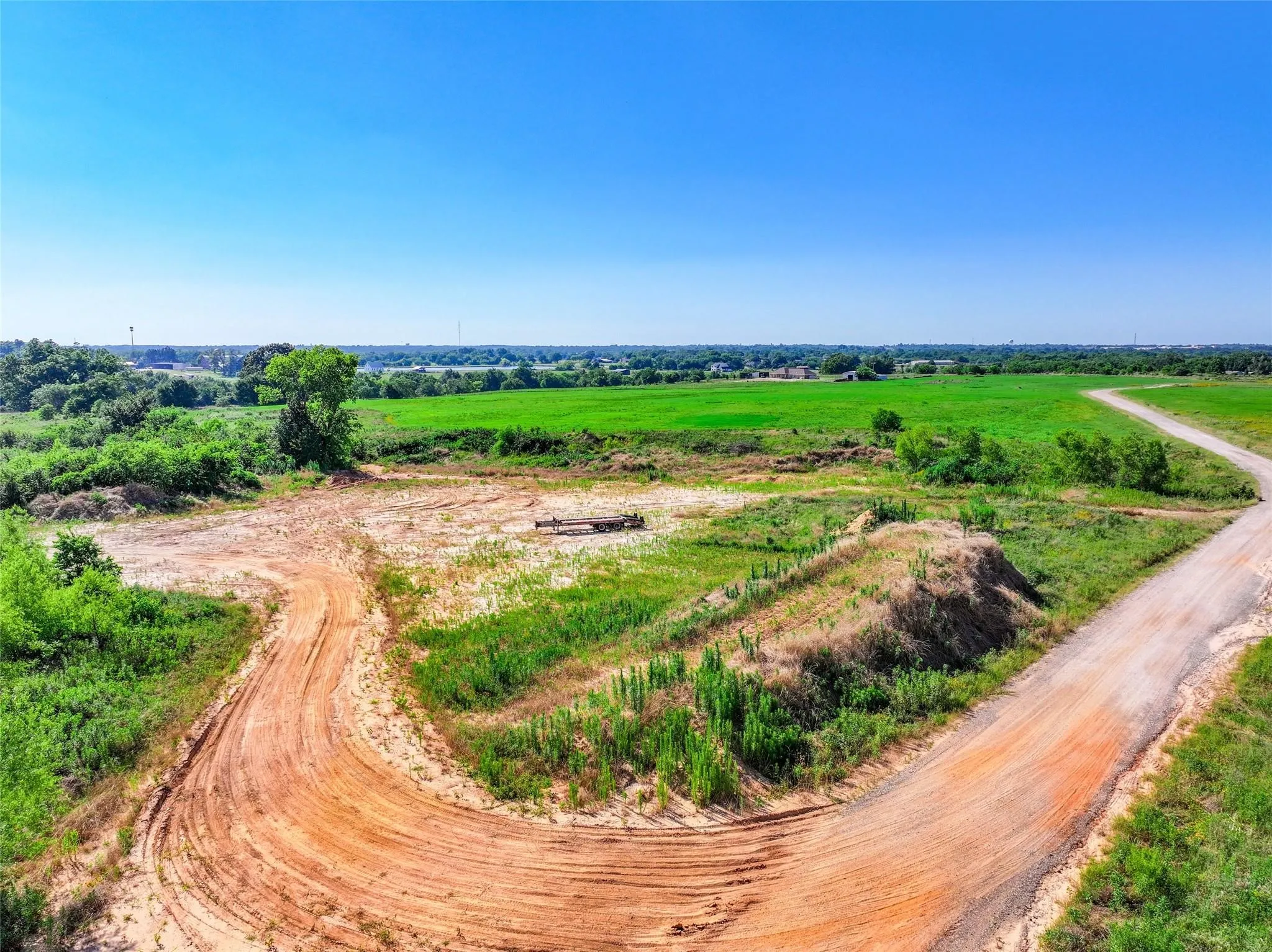Bird's eye view featuring a rural view